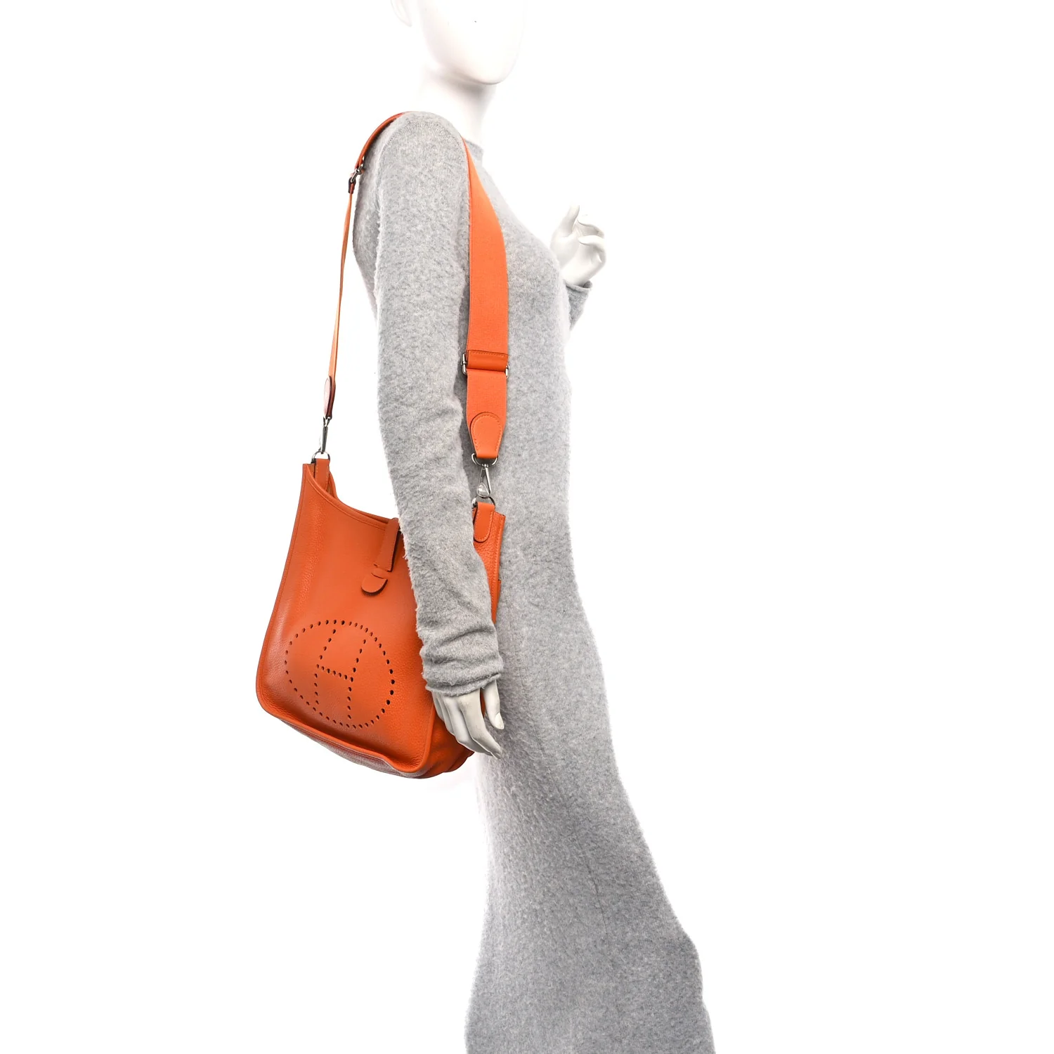 Taurillon Clemence Evelyne III GM Orange - Image 2