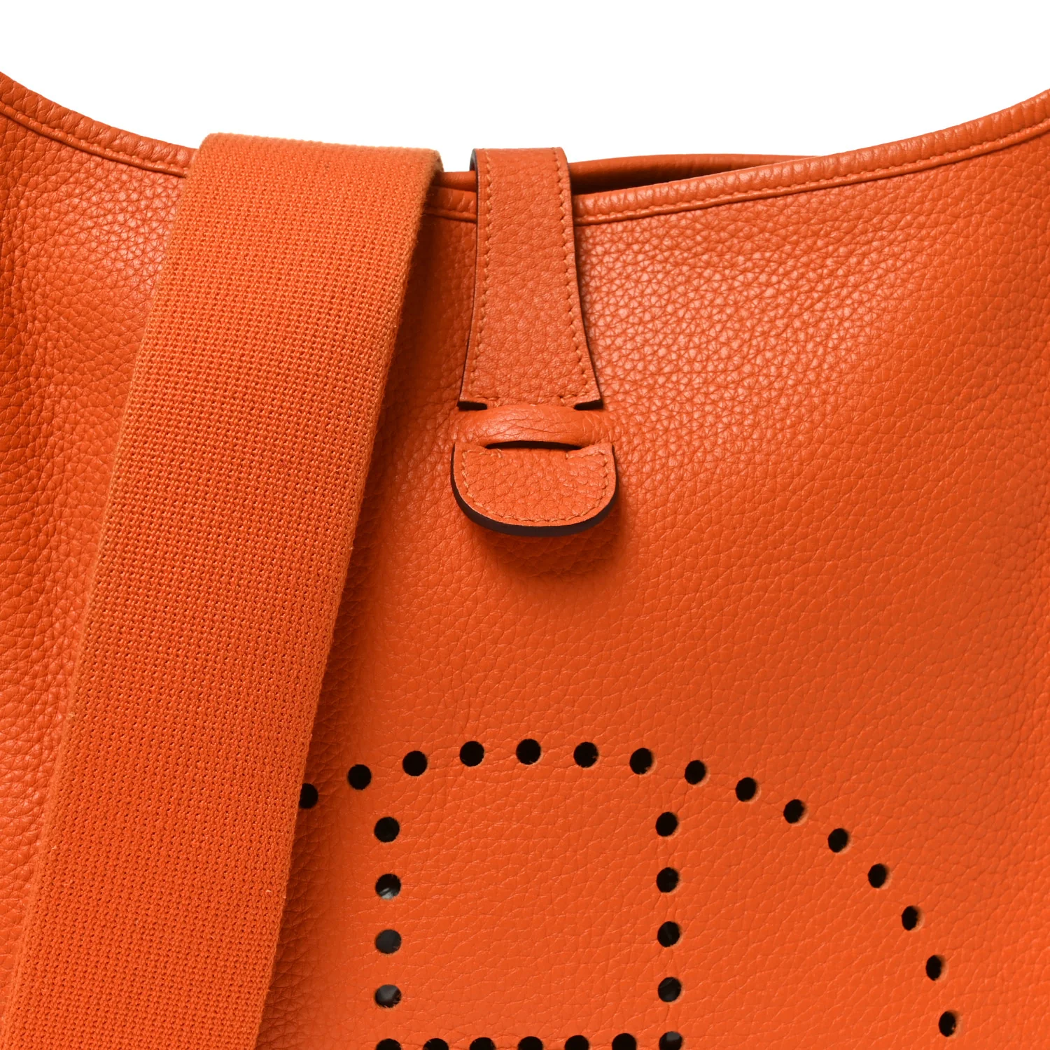 Taurillon Clemence Evelyne III GM Orange - Image 7