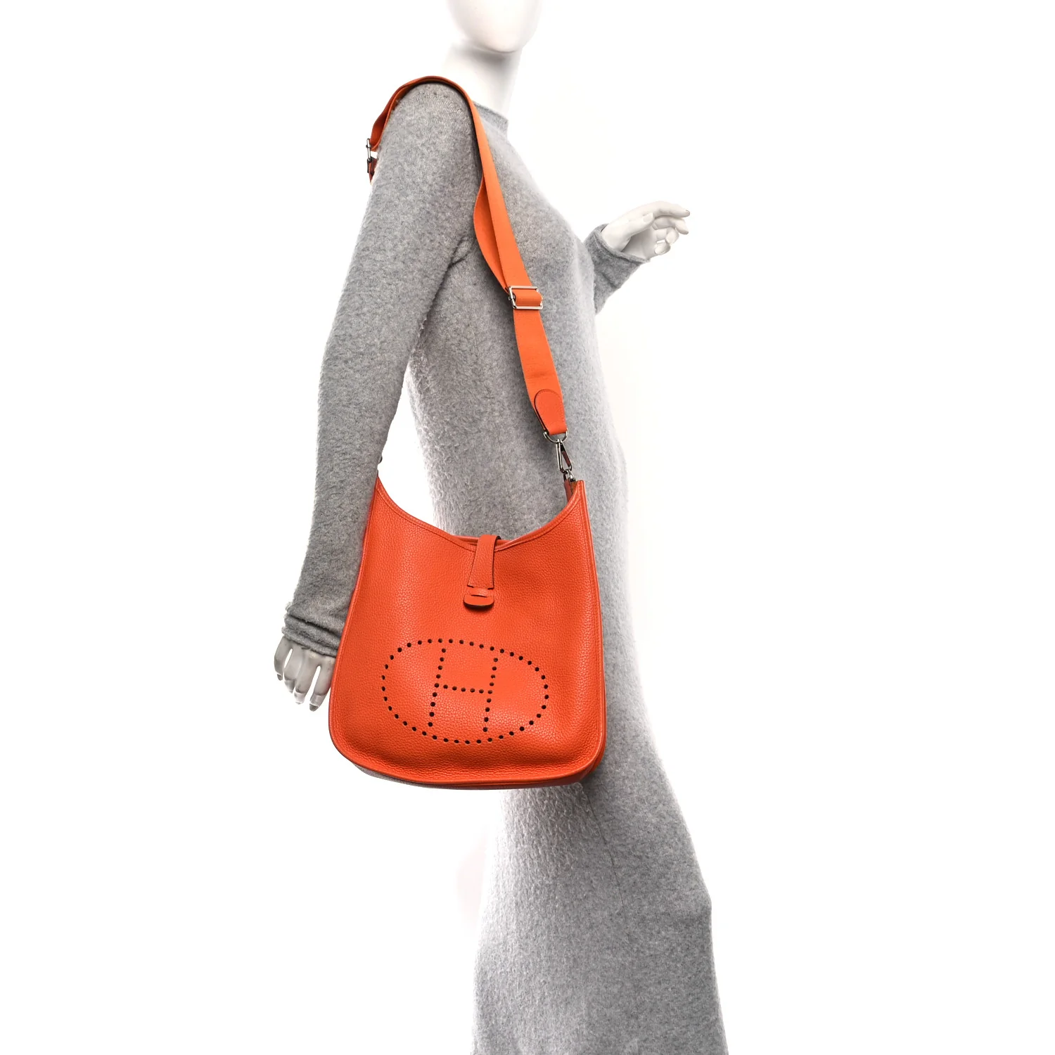 Taurillon Clemence Evelyne III GM Orange - Image 2