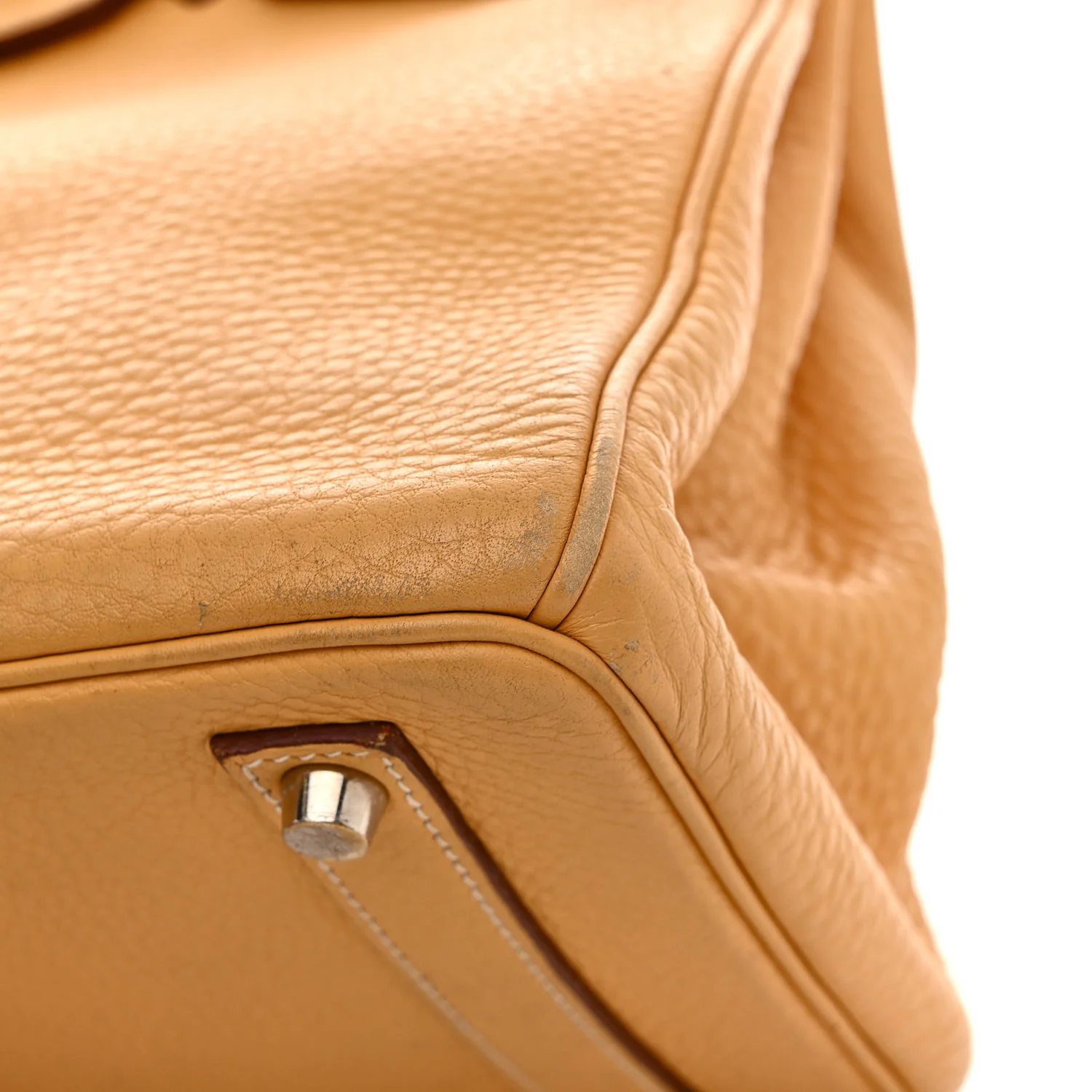 Taurillon Clemence HAC Birkin 32 Natural Sable - Image 15