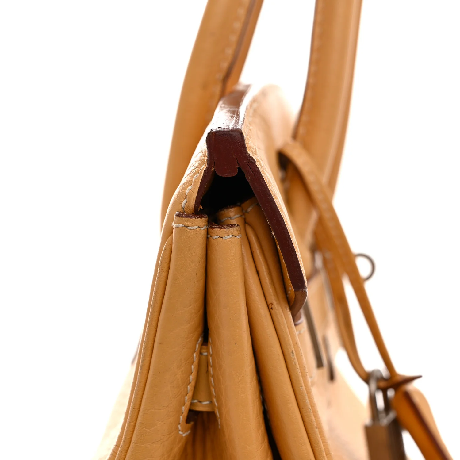 Taurillon Clemence HAC Birkin 32 Natural Sable - Image 18