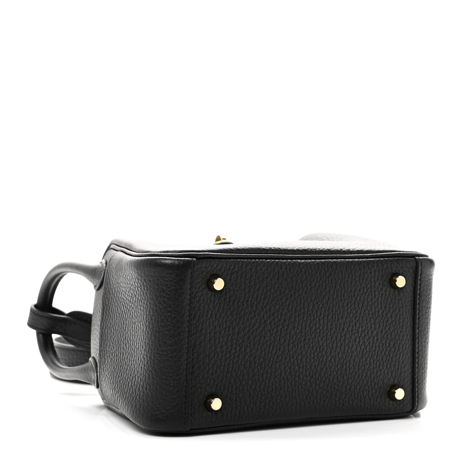 Taurillon Clemence Mini Lindy 20 Black - Image 4