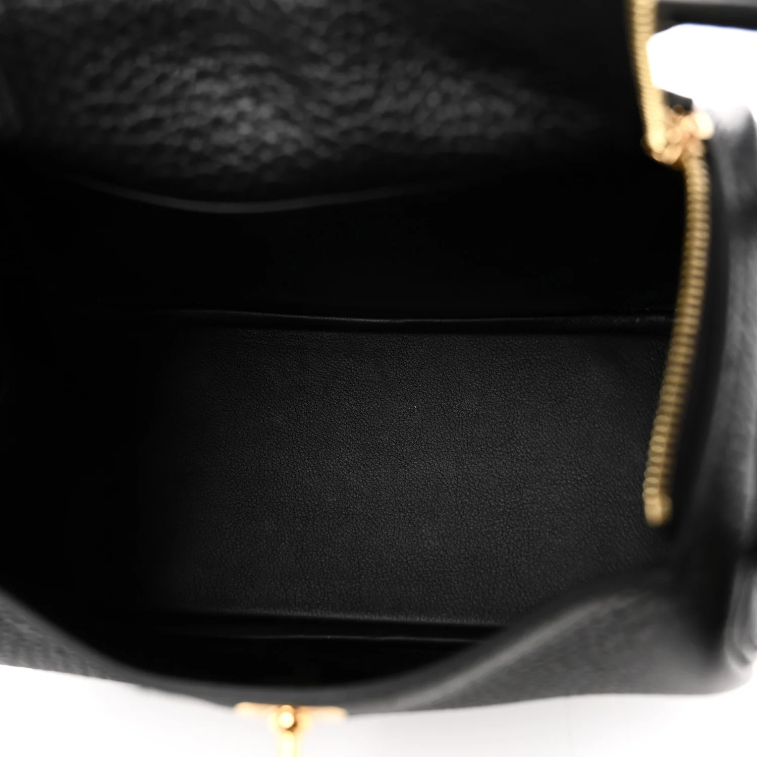 Taurillon Clemence Mini Lindy 20 Black - Image 5