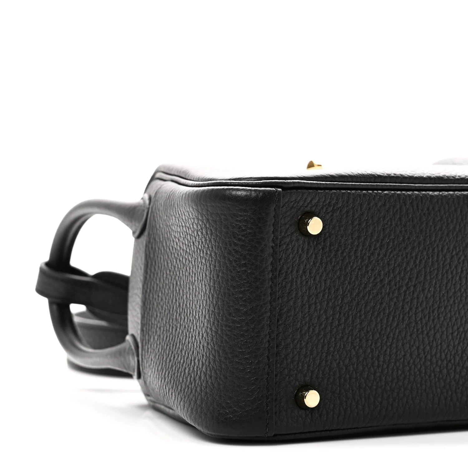 Taurillon Clemence Mini Lindy 20 Black - Image 9