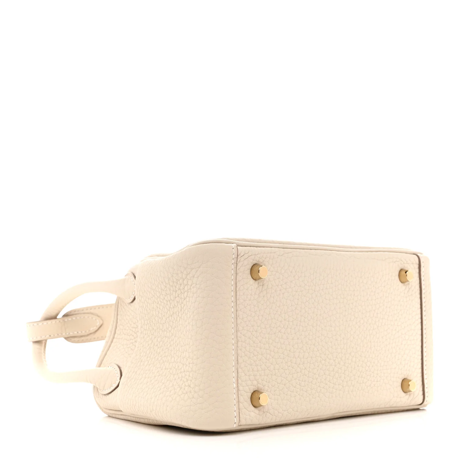 Taurillon Clemence Mini Lindy 20 Craie - Image 4