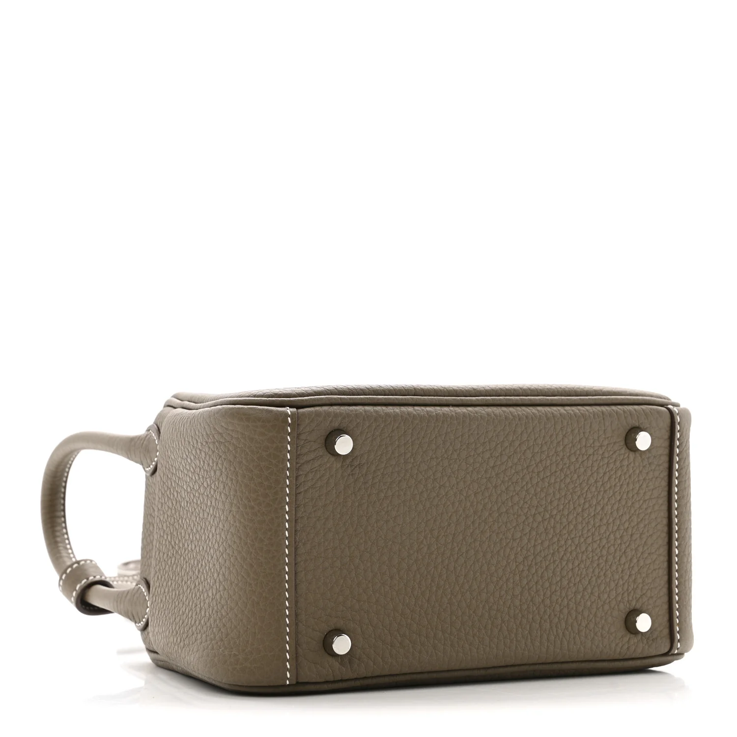 Taurillon Clemence Mini Lindy 20 Etoupe - Image 4
