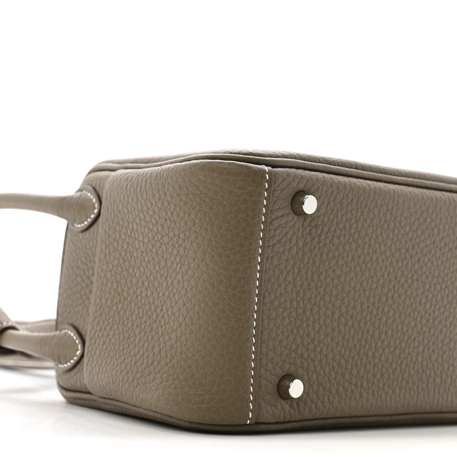 Taurillon Clemence Mini Lindy 20 Etoupe - Image 9