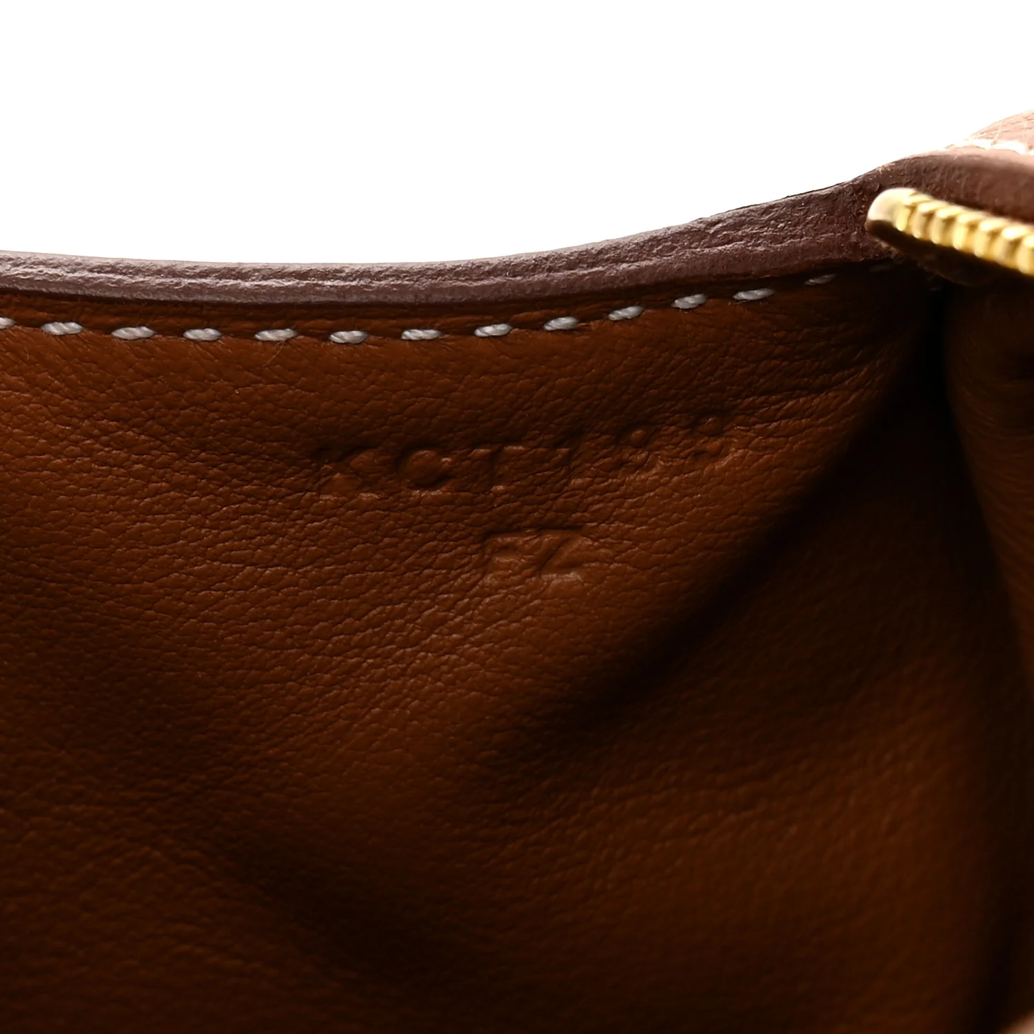 Taurillon Clemence Mini Lindy 20 Gold - Image 7