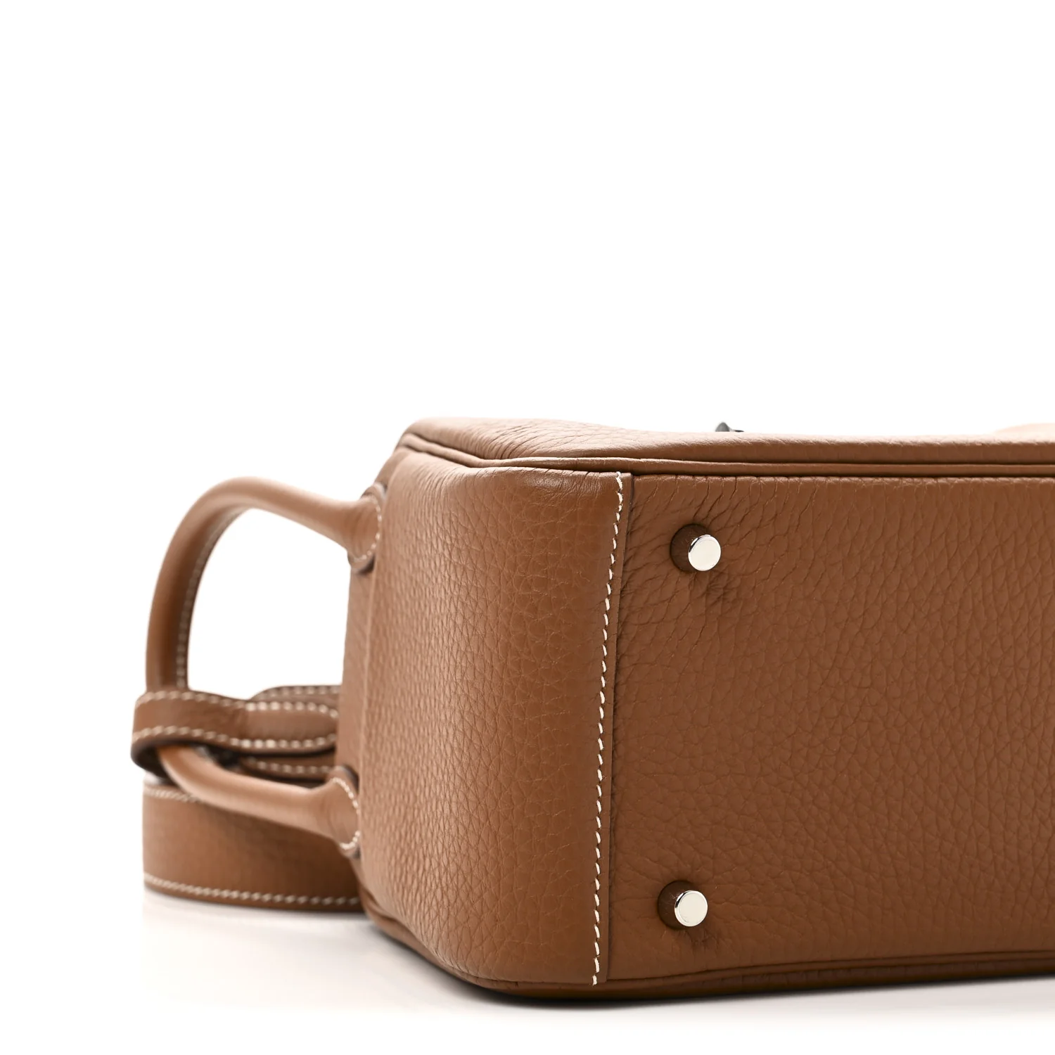 Taurillon Clemence Mini Lindy 20 Gold - Image 9