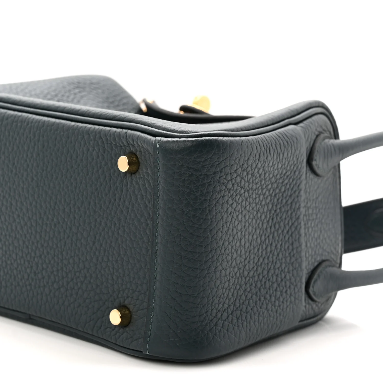 Taurillon Clemence Mini Lindy 20 Vert Cypress - Image 10
