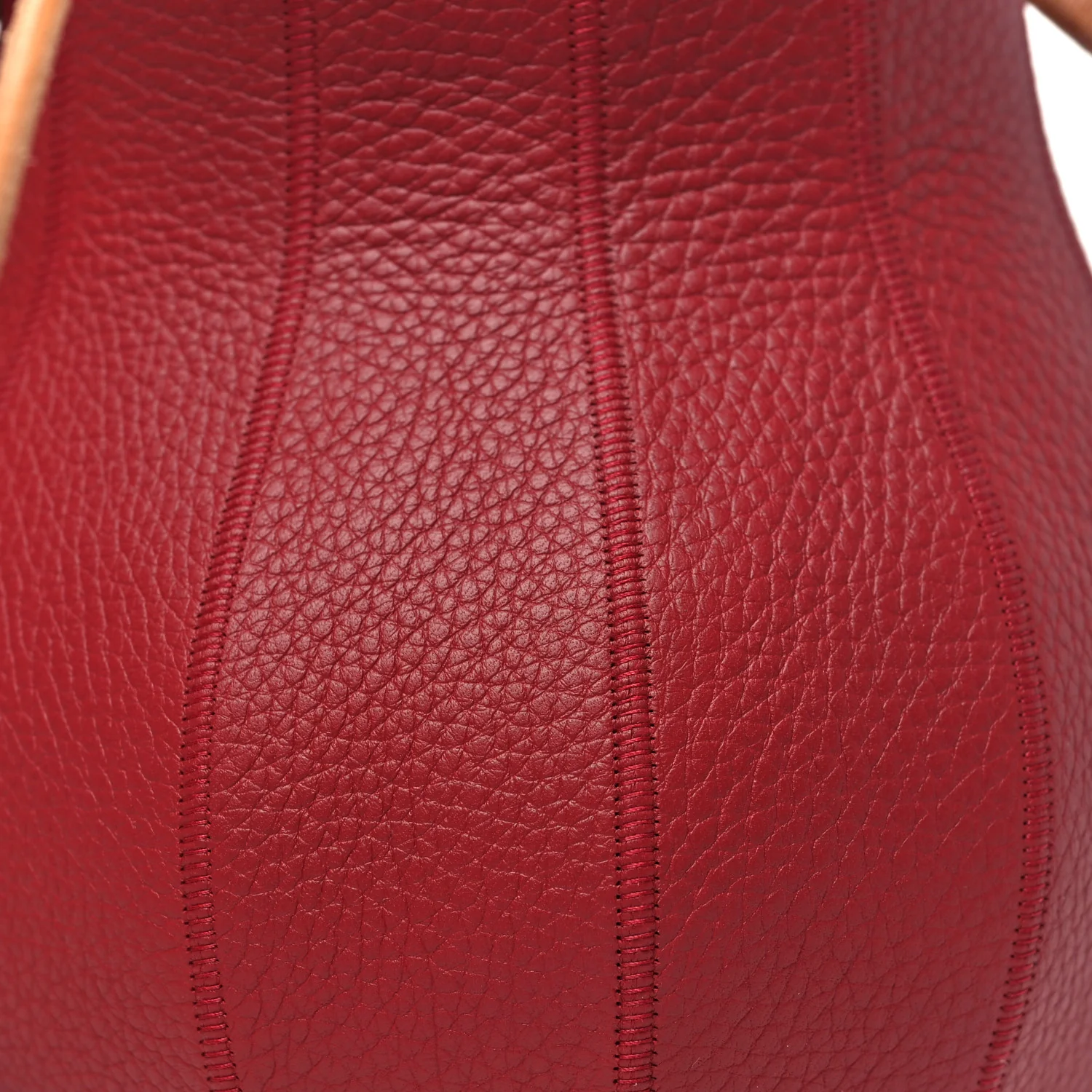 Taurillon Clemence Petit H Bitter Apple Bag Rouge H - Image 7