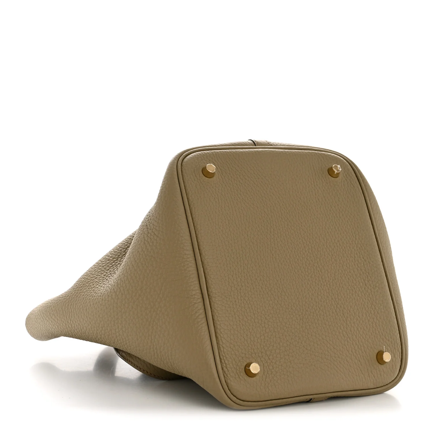 Taurillon Clemence Picotin Lock 22 MM Beige Marfa - Image 4