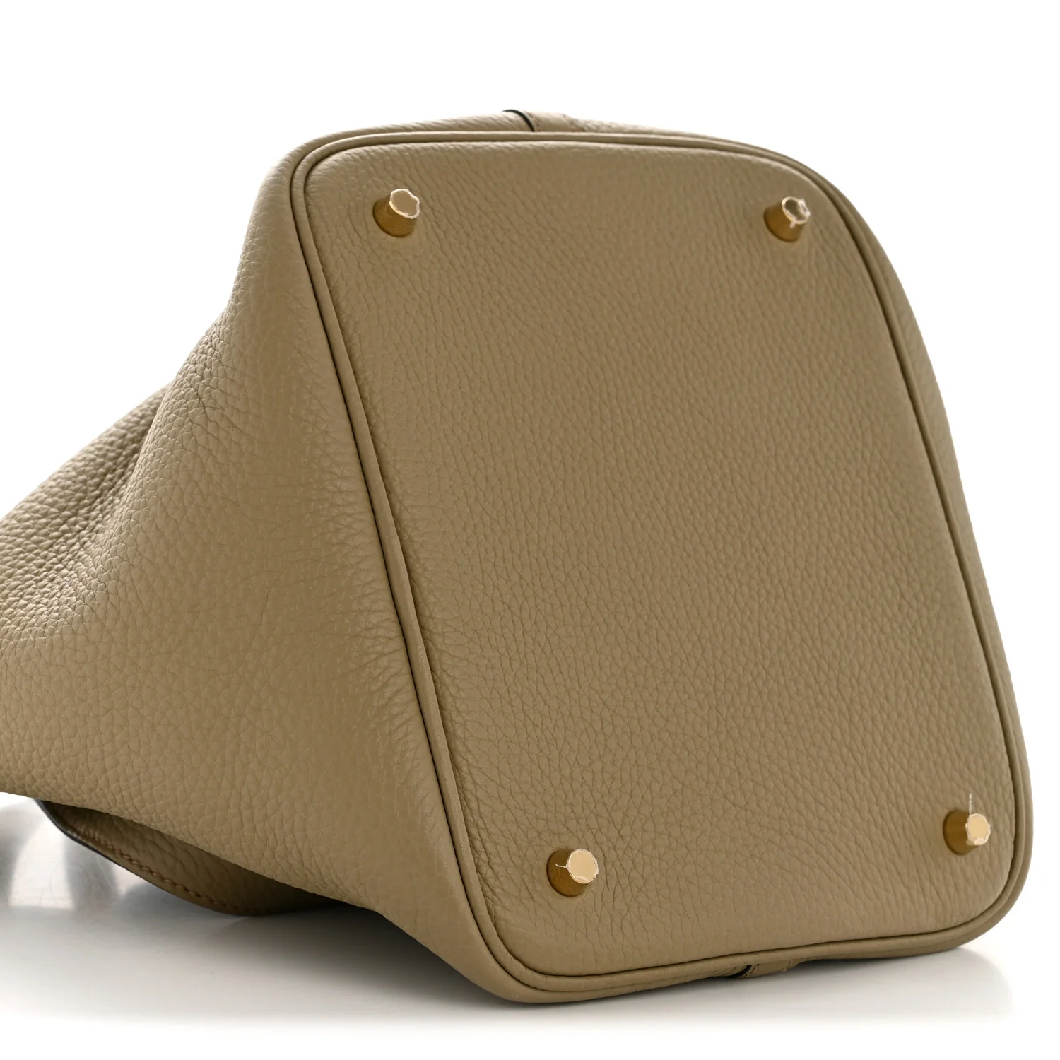 Taurillon Clemence Picotin Lock 22 MM Beige Marfa - Image 9