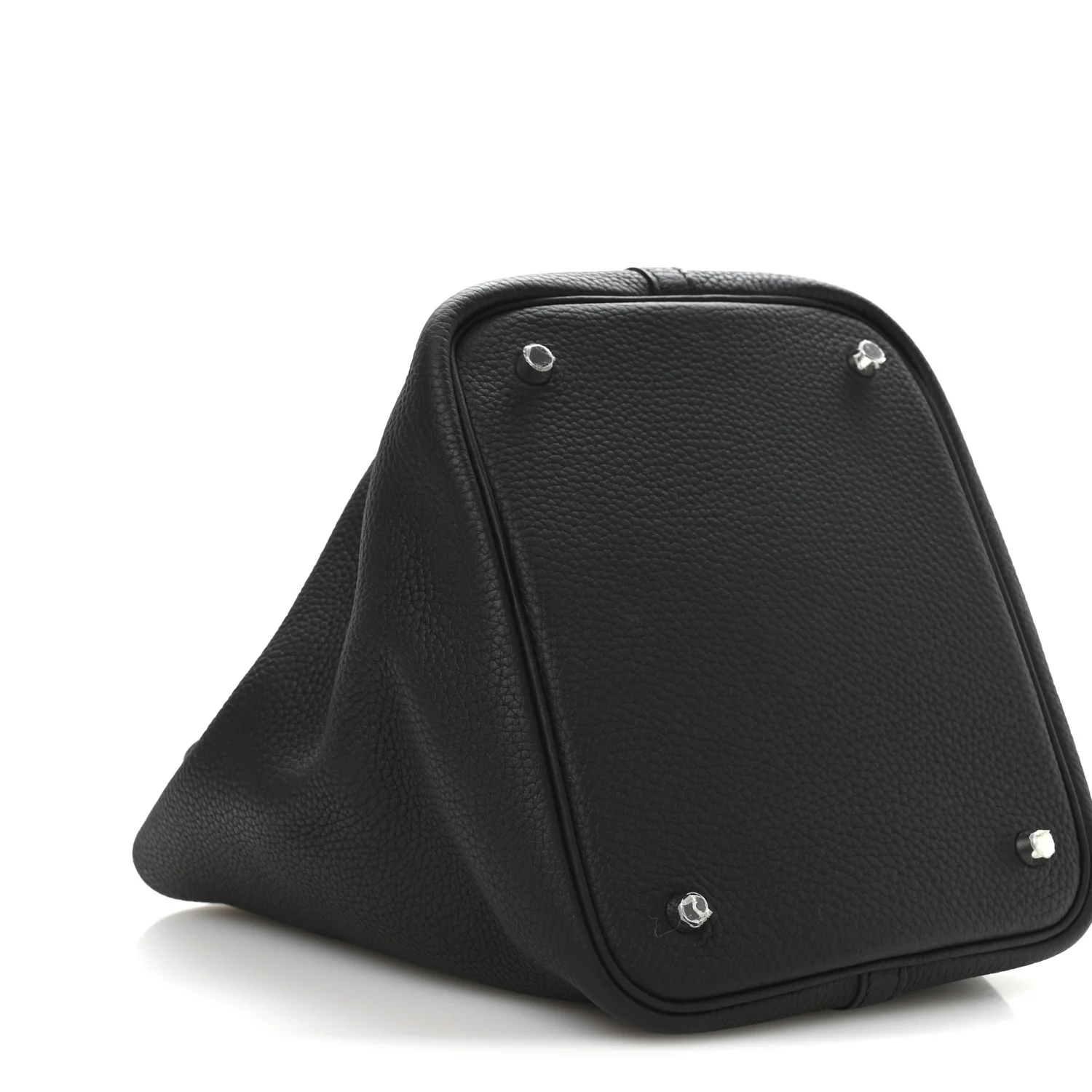 Taurillon Clemence Picotin Lock 22 MM Black - Image 9