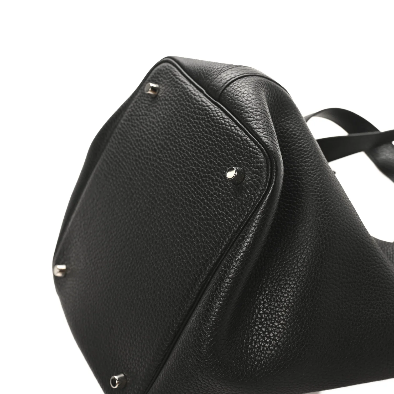 Taurillon Clemence Picotin Lock 22 MM Black - Image 11