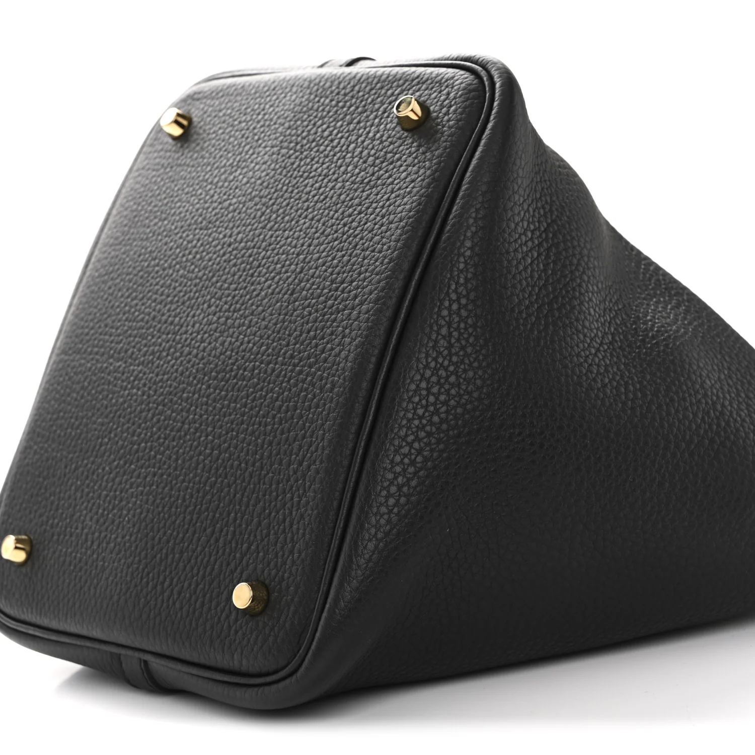 Taurillon Clemence Picotin Lock 22 MM Black - Image 10