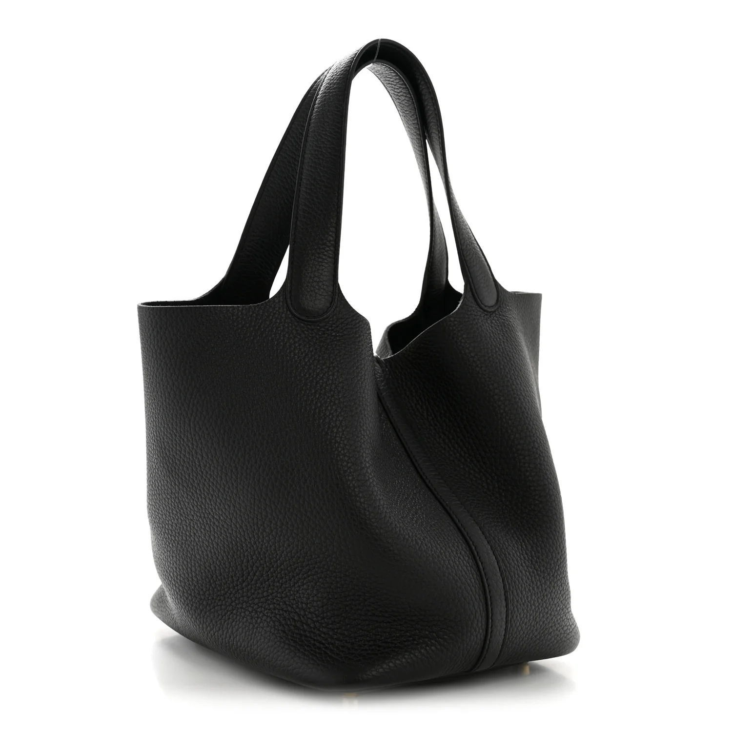 Taurillon Clemence Picotin Lock 22 MM Black - Image 3