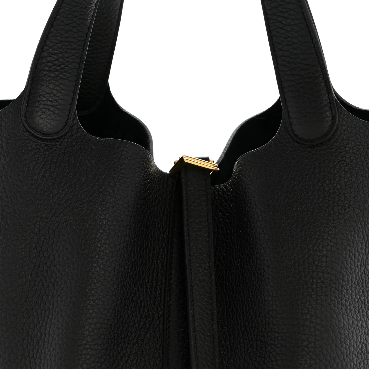 Taurillon Clemence Picotin Lock 22 MM Black - Image 8
