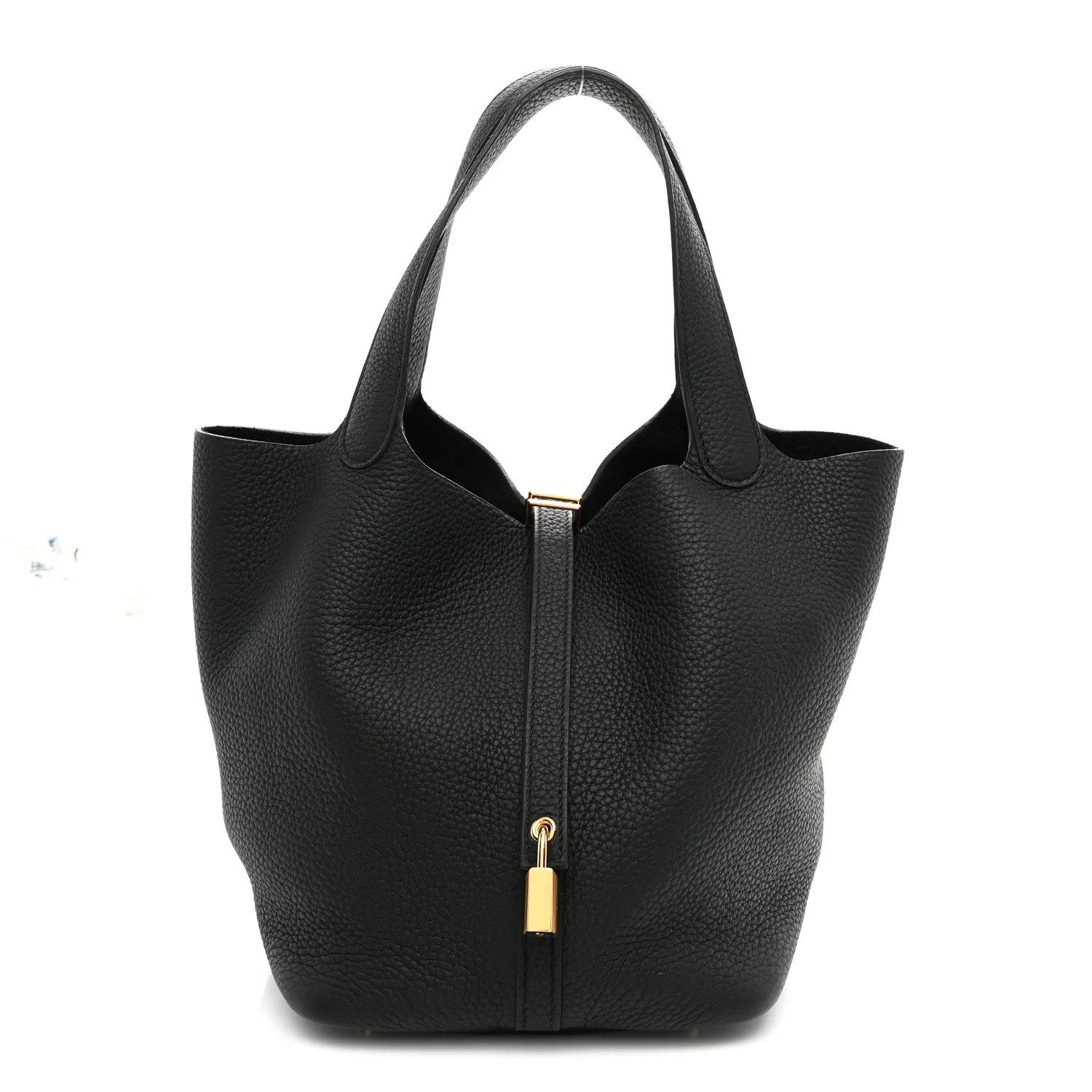Taurillon Clemence Picotin Lock 22 MM Black