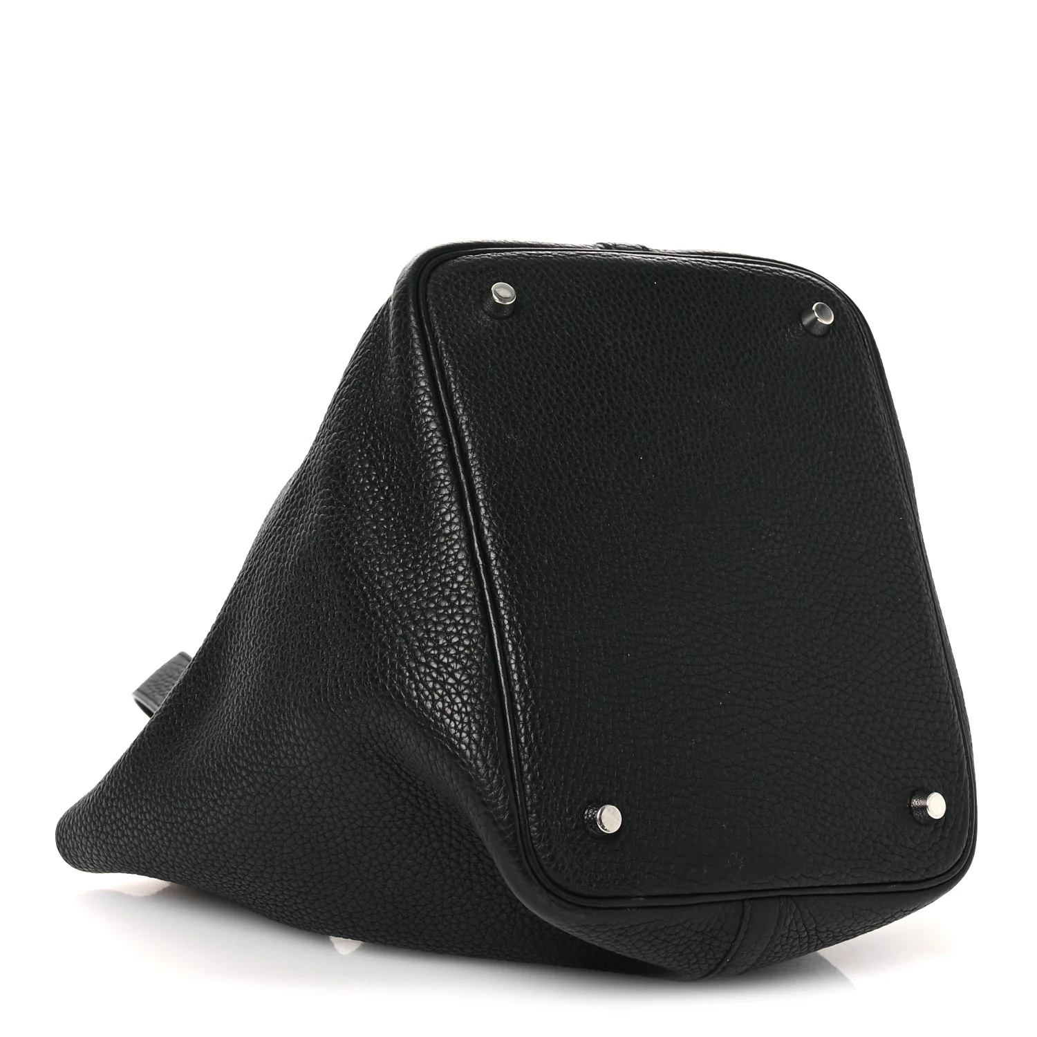 Taurillon Clemence Picotin Lock 22 MM Black - Image 4