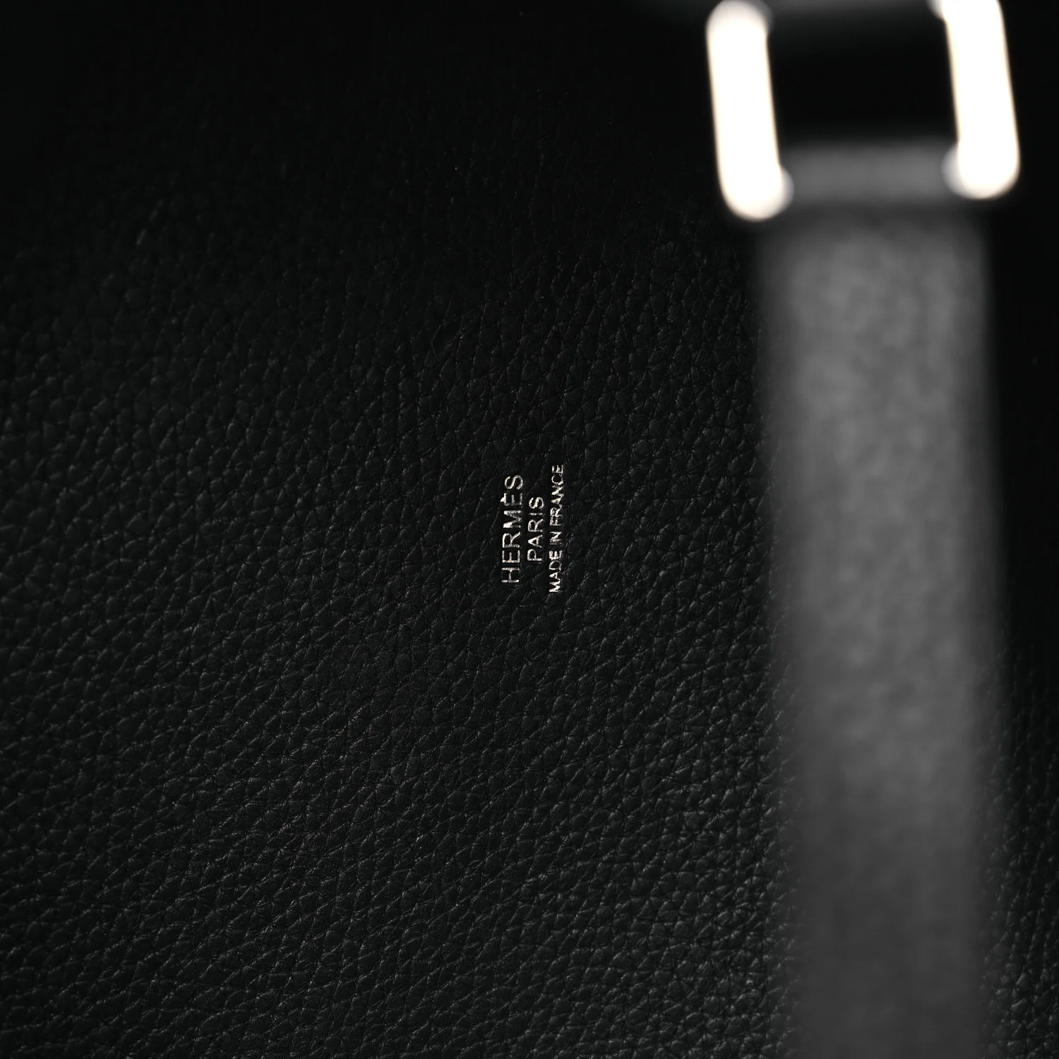 Taurillon Clemence Picotin Lock 22 MM Black - Image 6