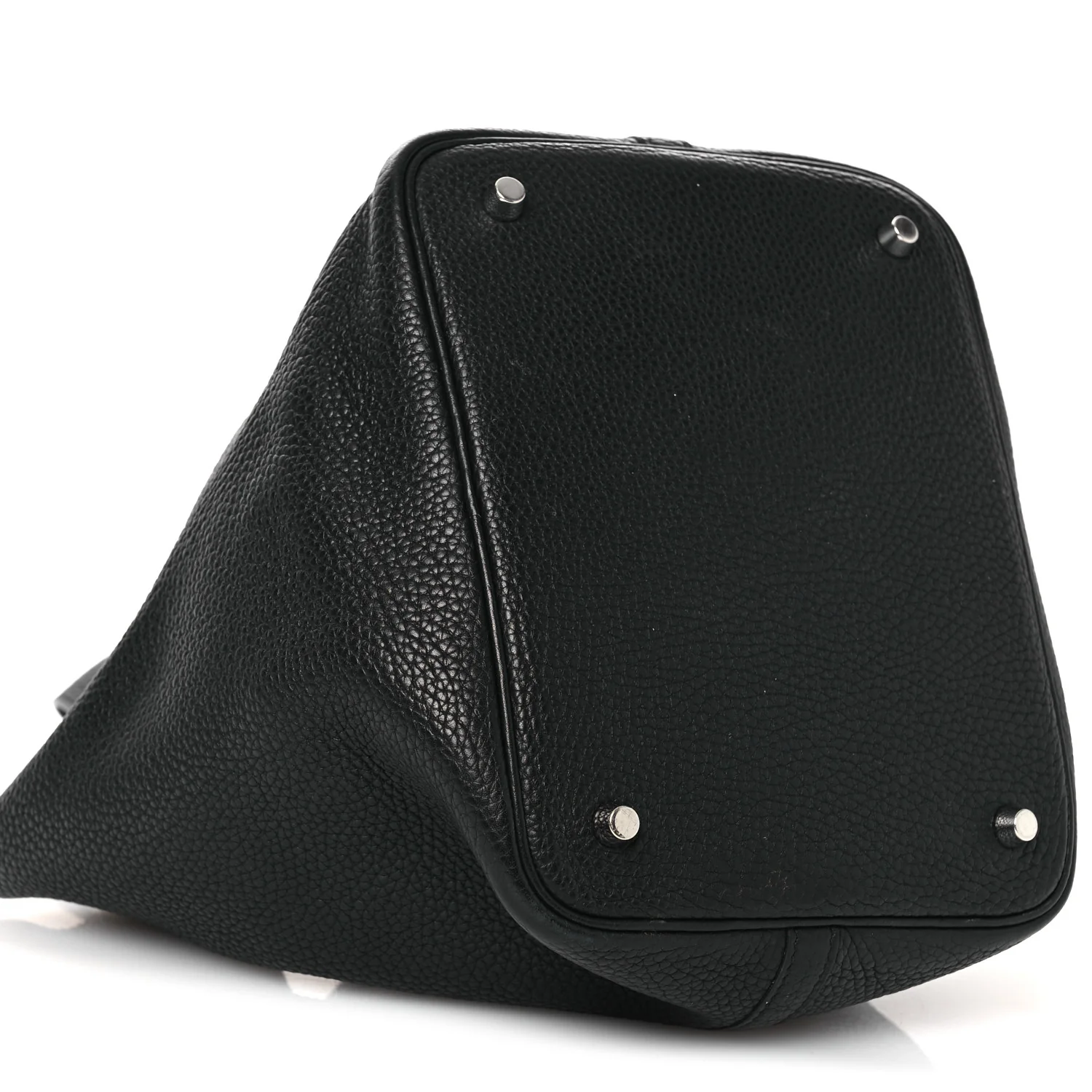 Taurillon Clemence Picotin Lock 22 MM Black - Image 9
