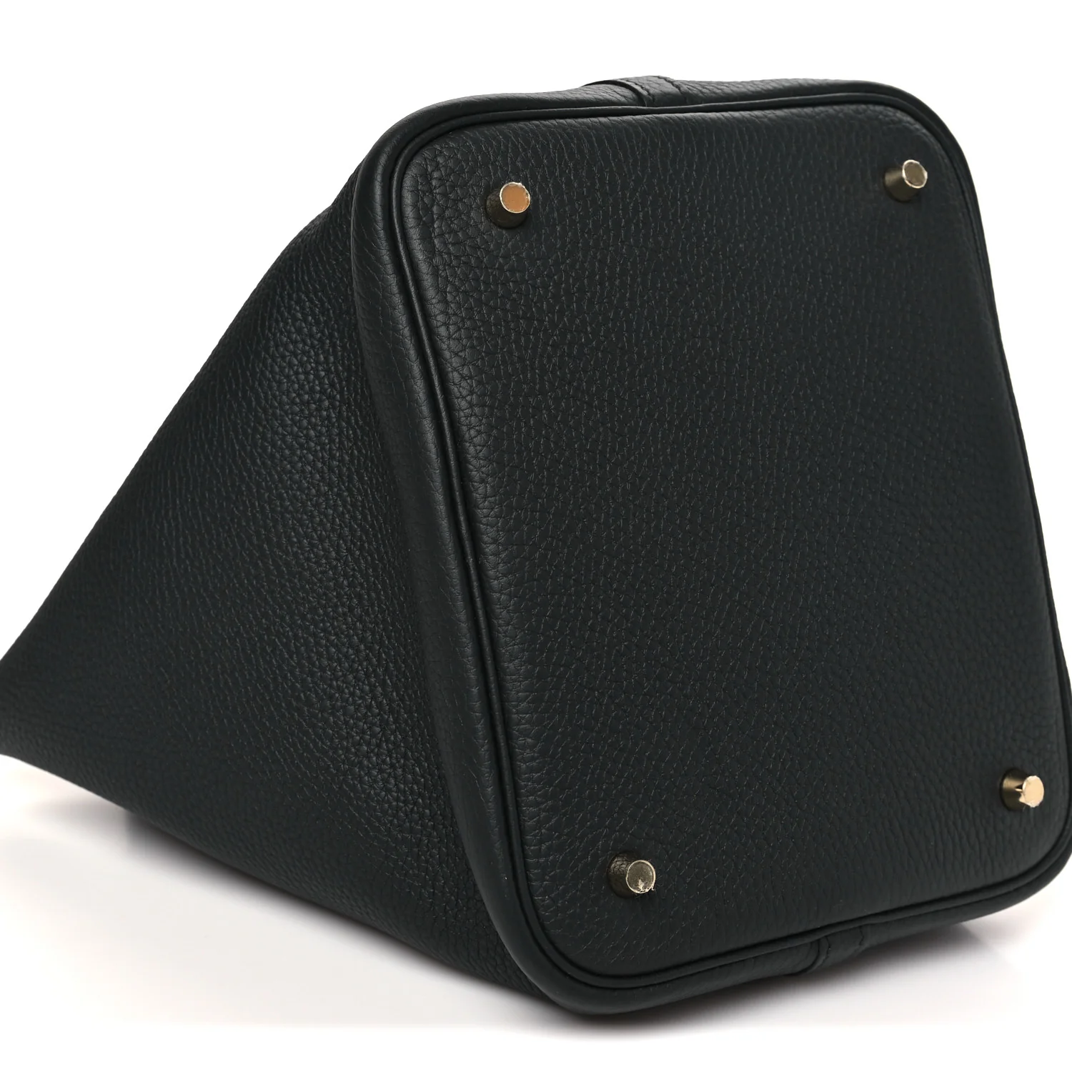 Taurillon Clemence Picotin Lock 22 MM Black - Image 9