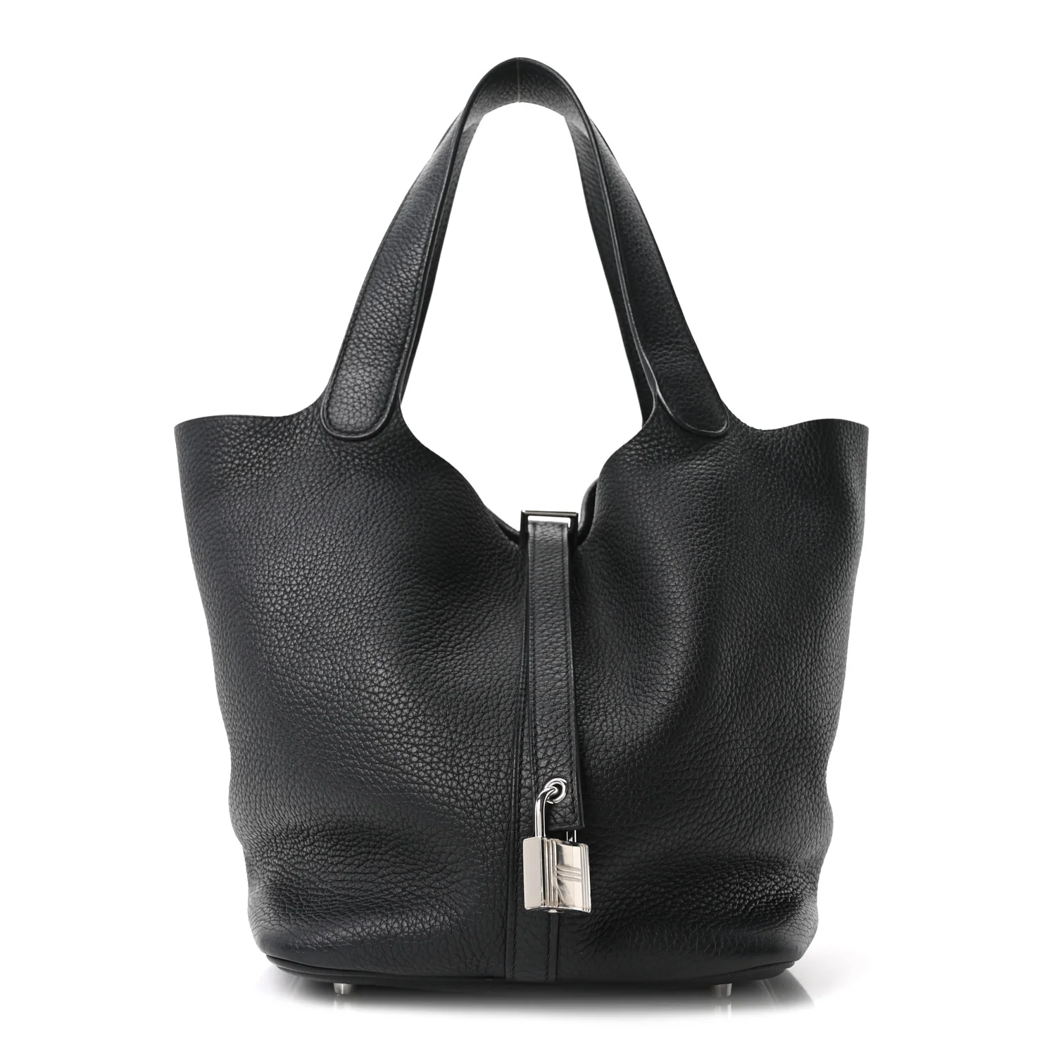 Taurillon Clemence Picotin Lock 22 MM Black