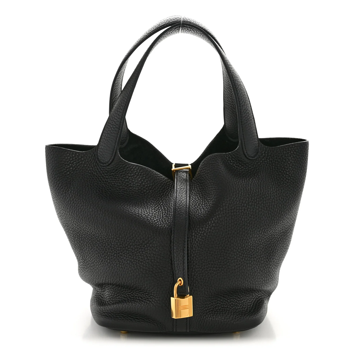 Taurillon Clemence Picotin Lock 22 MM Black