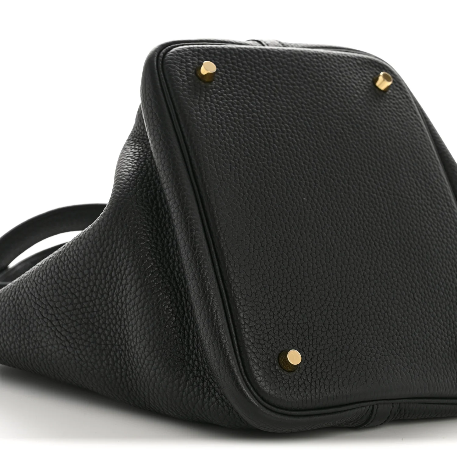 Taurillon Clemence Picotin Lock 22 MM Black - Image 9