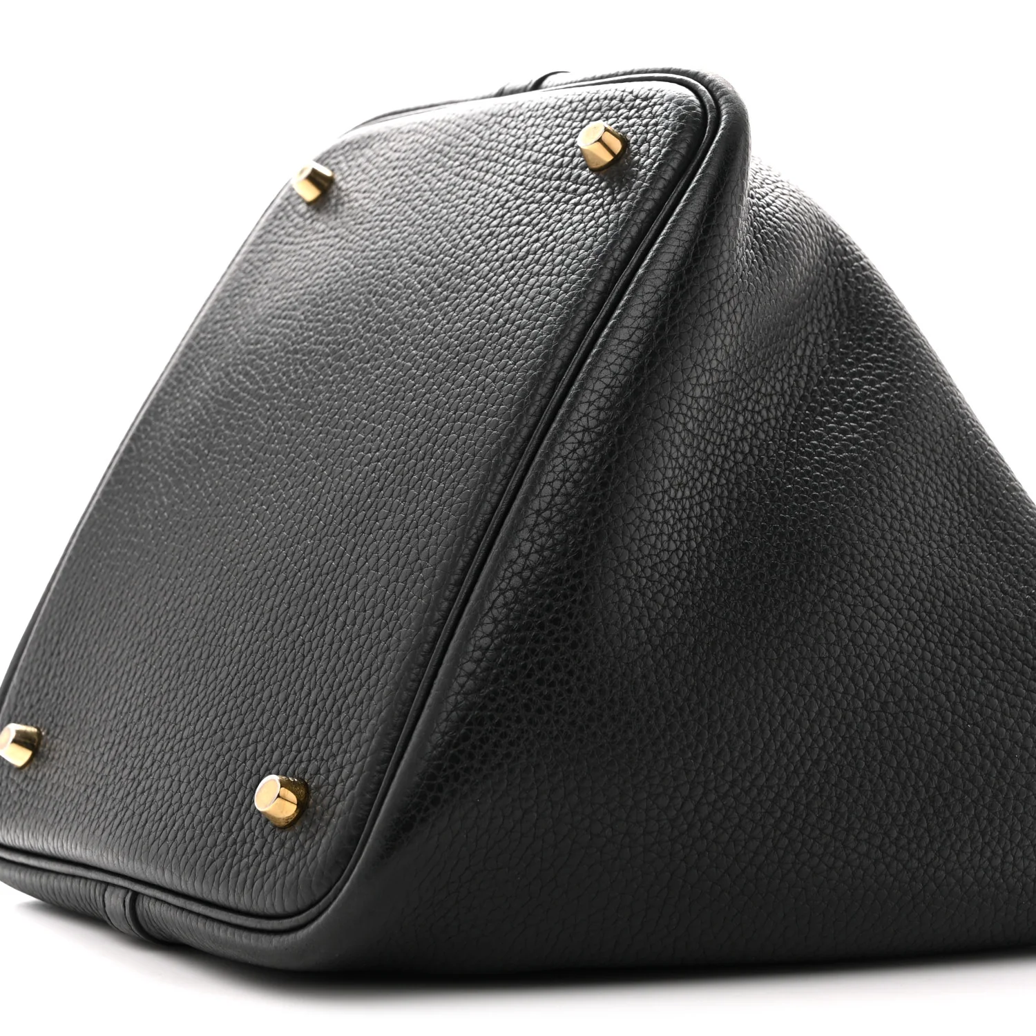 Taurillon Clemence Picotin Lock 22 MM  Black - Image 10