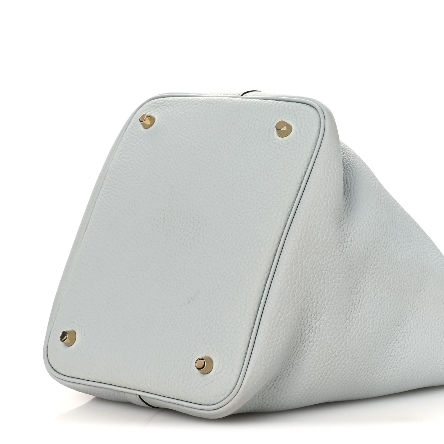 Taurillon Clemence Picotin Lock 22 MM Bleu Pale - Image 11