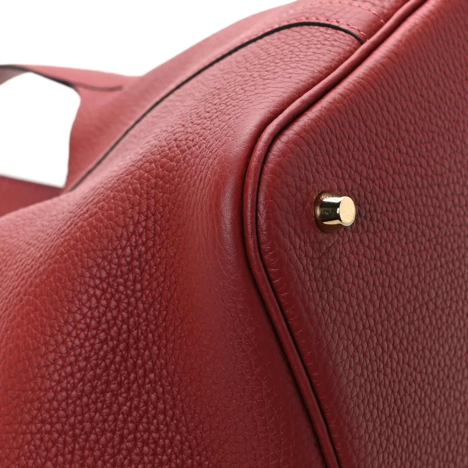 Taurillon Clemence Picotin Lock 22 MM Rouge H - Image 11
