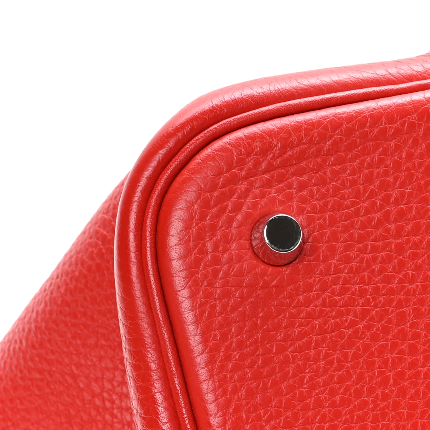 Taurillon Clemence Picotin Lock 22 MM Rouge Tomate - Image 10