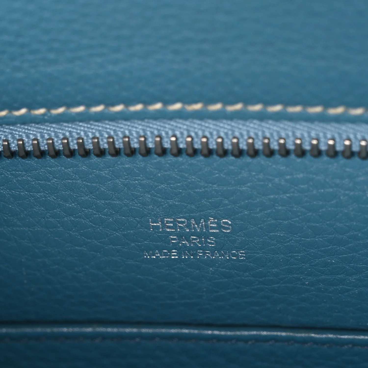 Taurillon Clemence Sac Good News PM Blue Jean - Image 5