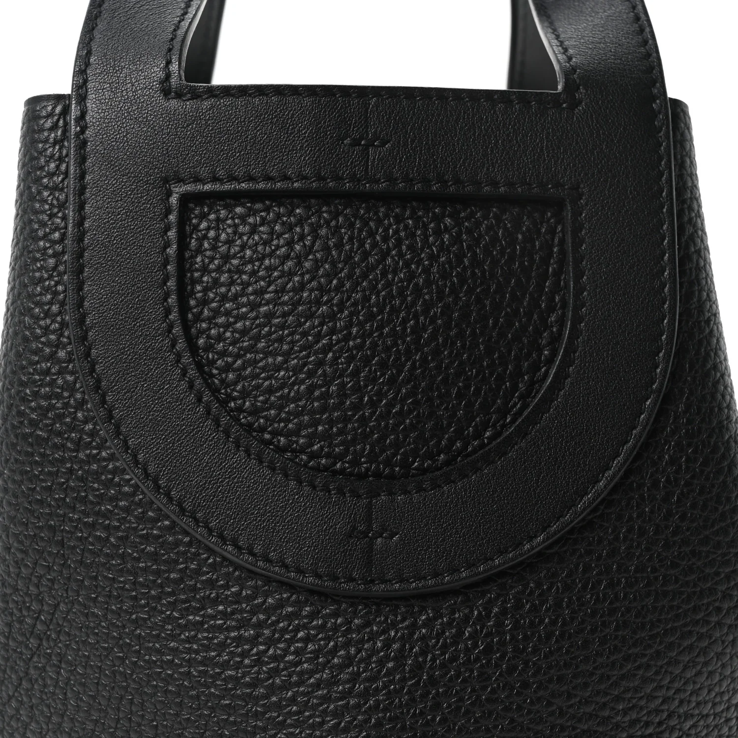 Taurillon Clemence Swift In-The-Loop 18 Bag Black - Image 8