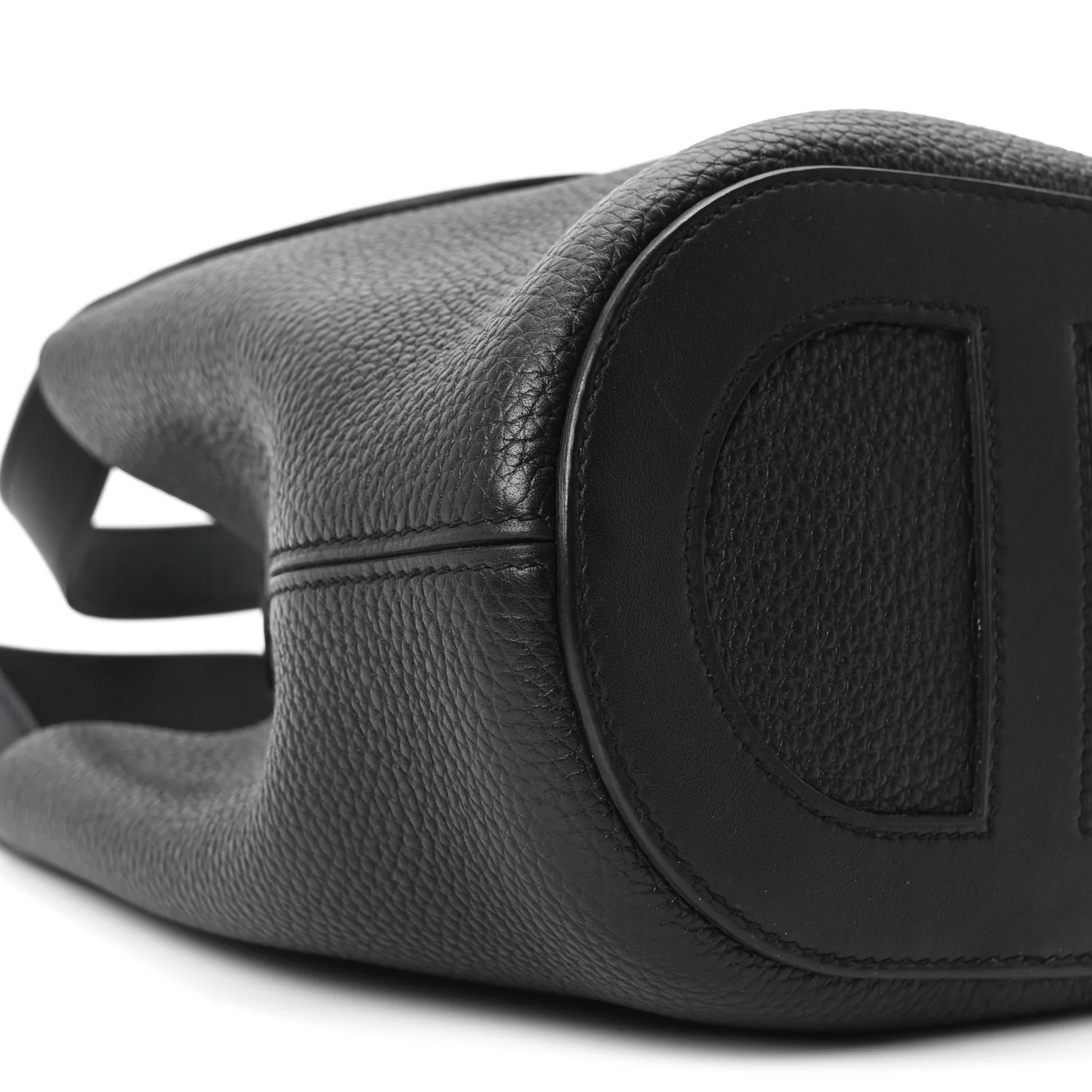 Taurillon Clemence Swift In-The-Loop 18 Bag Black - Image 9