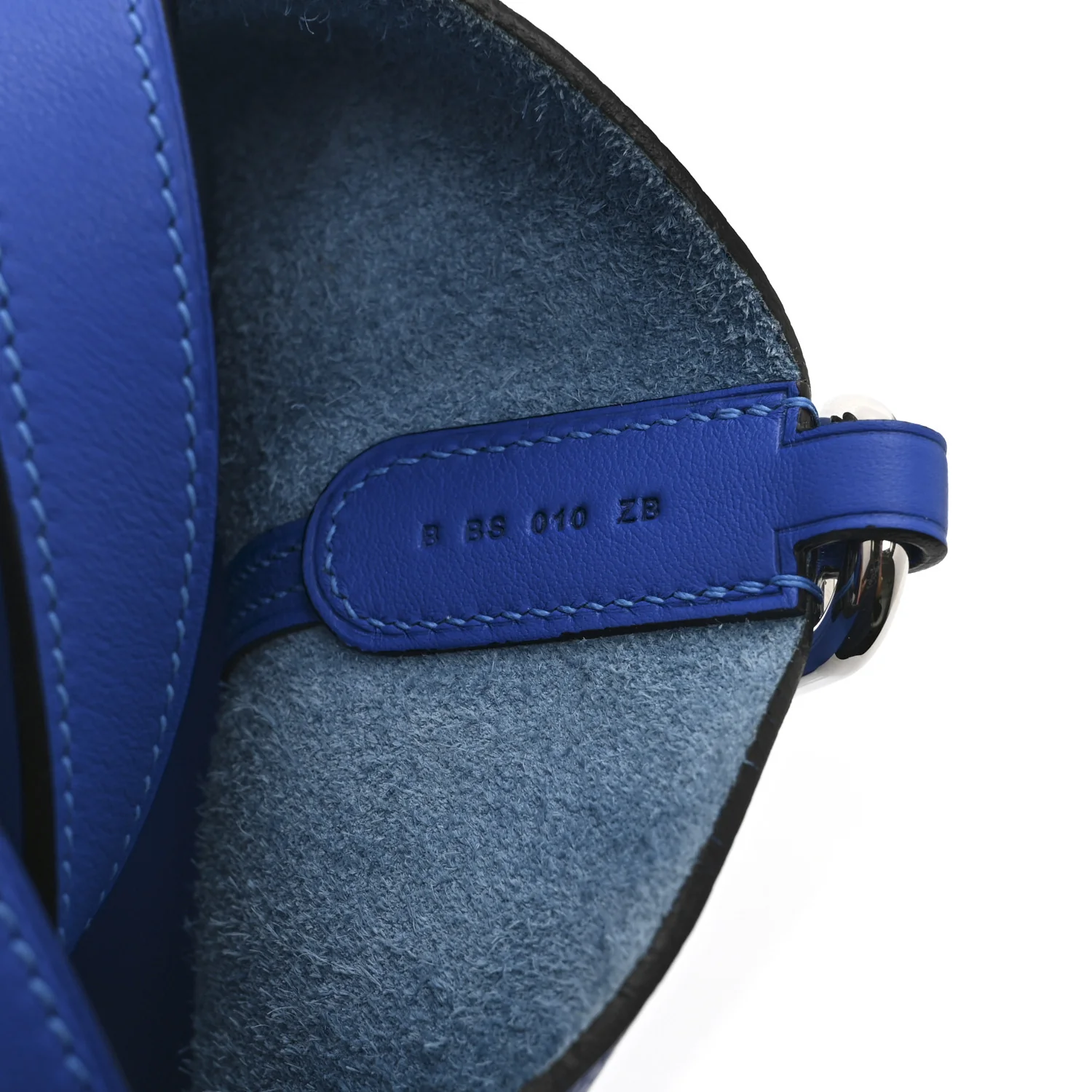 Taurillon Clemence Swift In-The-Loop 18 Bag Bleu Royal - Image 7