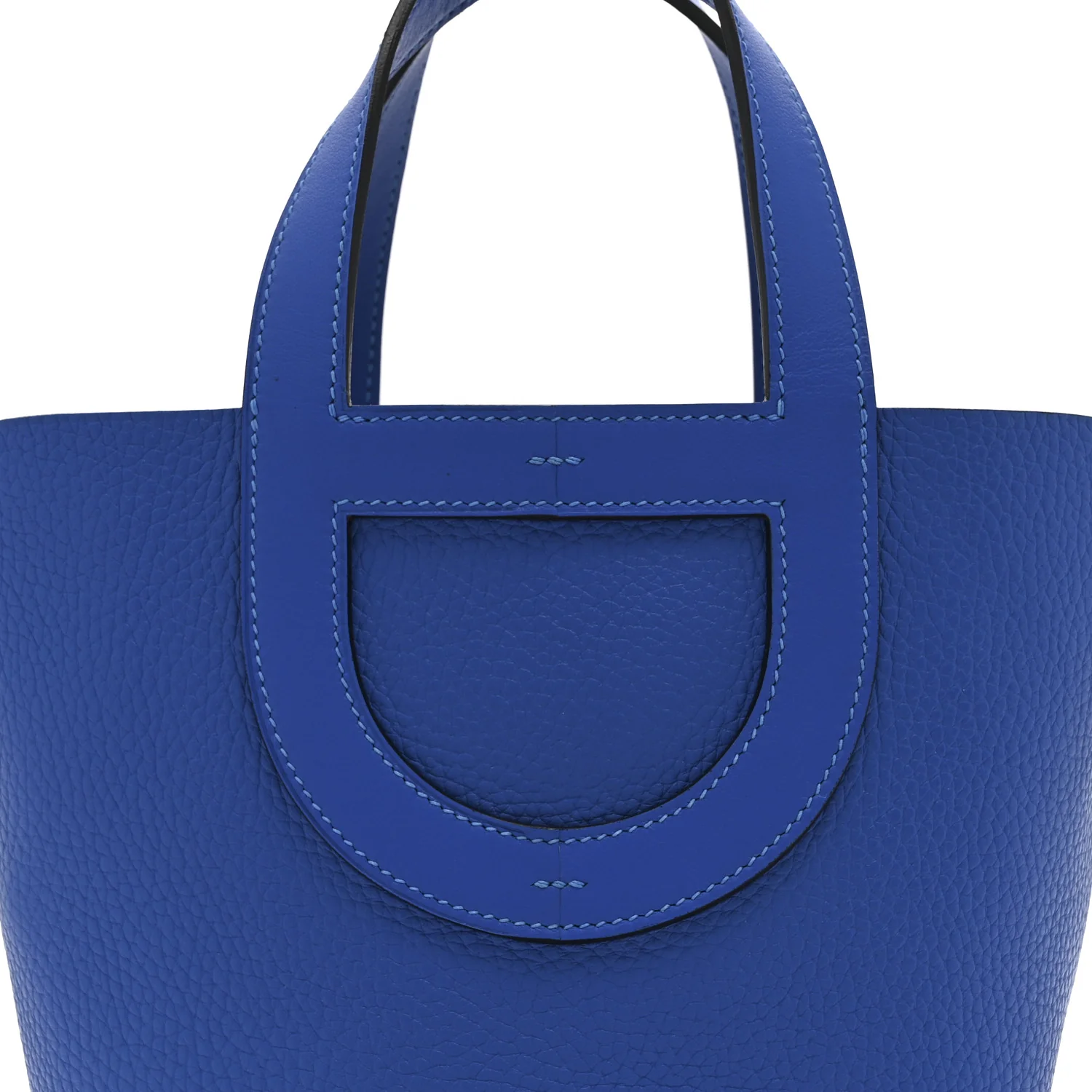 Taurillon Clemence Swift In-The-Loop 18 Bag Bleu Royal - Image 8