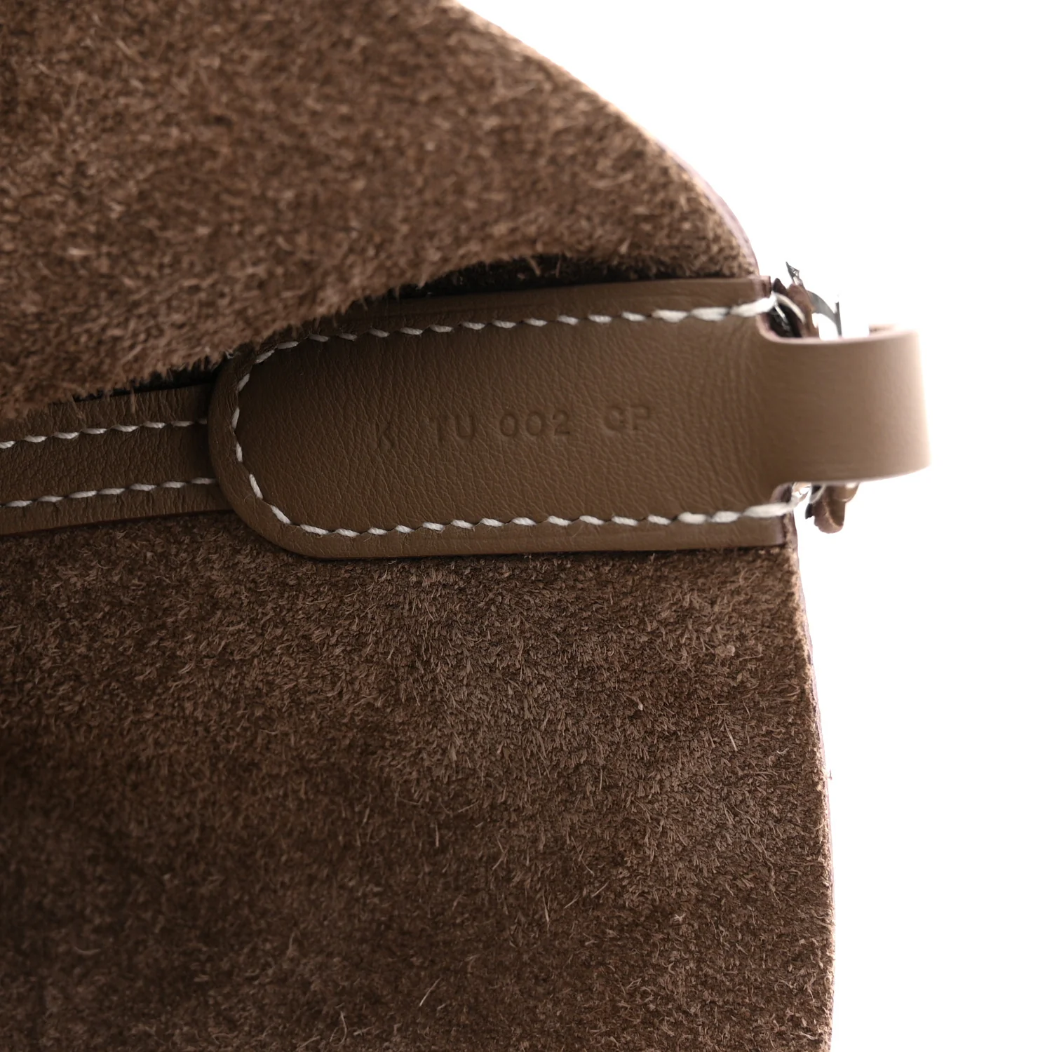 Taurillon Clemence Swift In-The-Loop 18 Bag Etoupe - Image 7