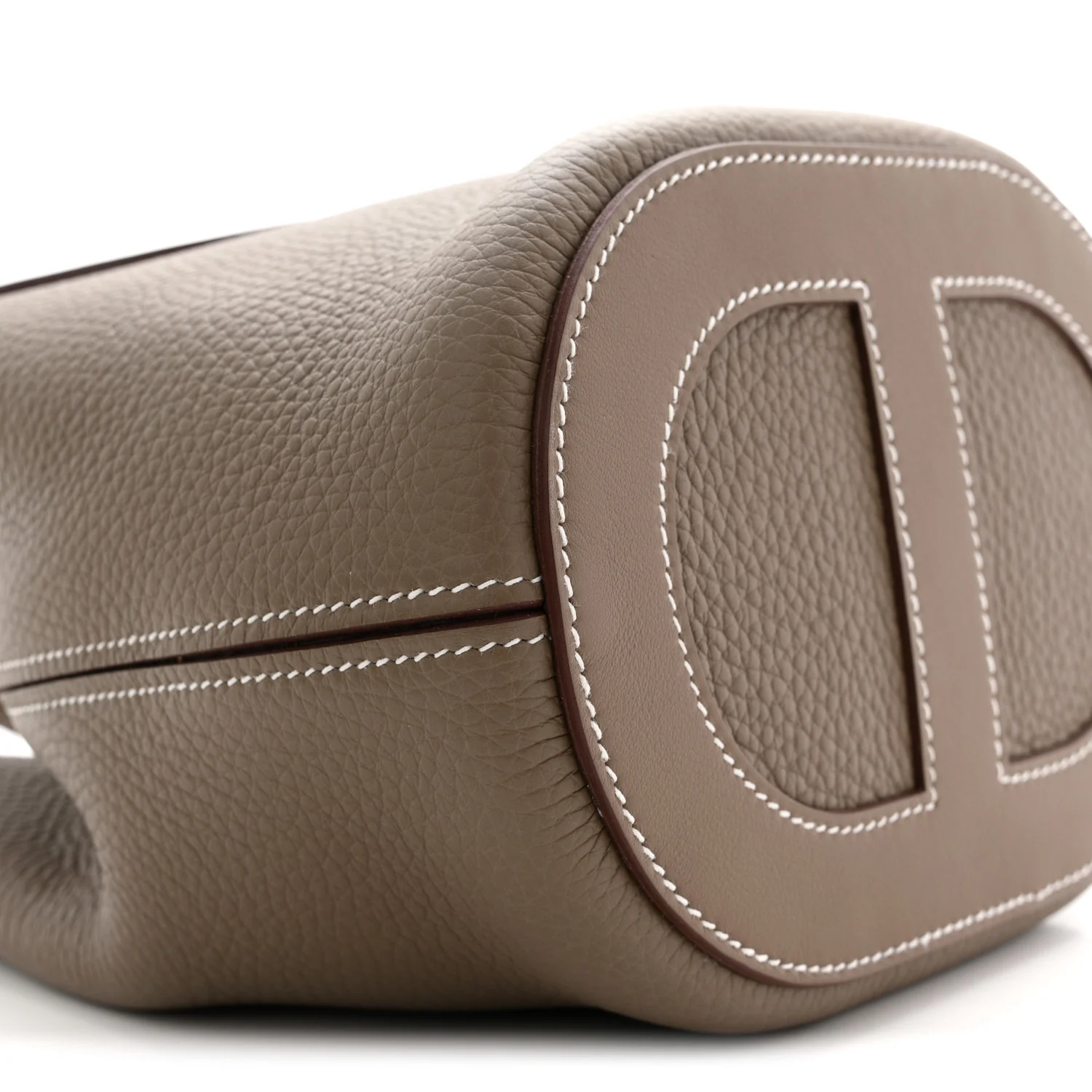 Taurillon Clemence Swift In-The-Loop 18 Bag Etoupe - Image 9