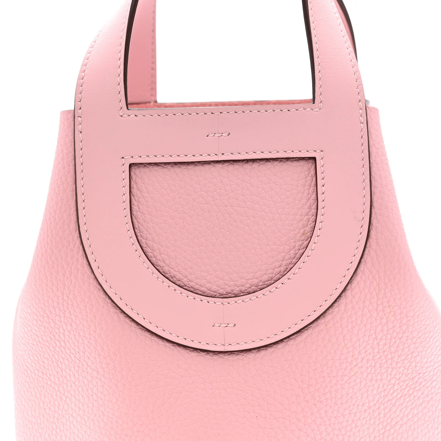 Taurillon Clemence Swift In-The-Loop 18 Bag Rose Sakura - Image 8