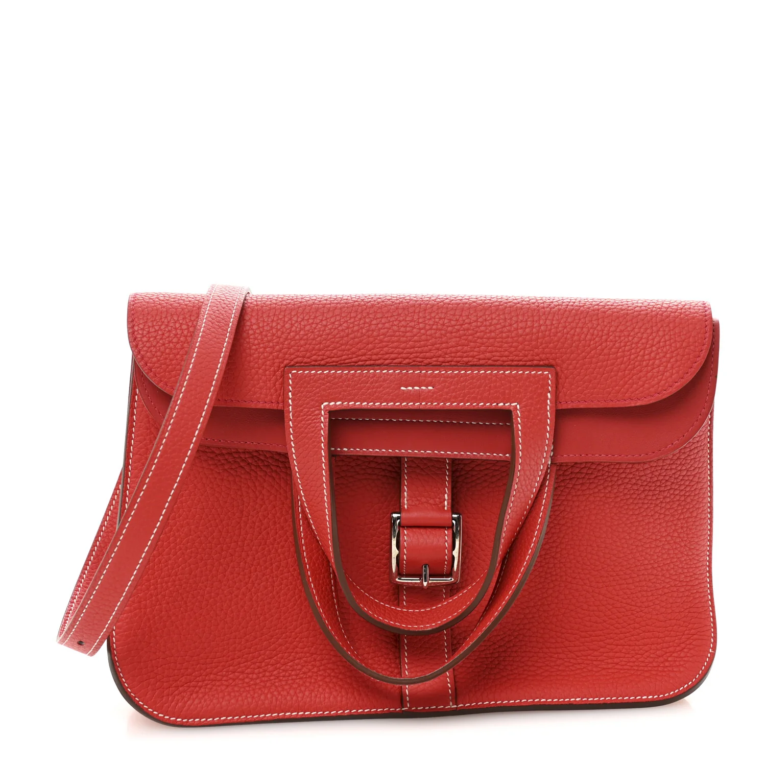 Taurillon Clemence Verso Halzan 31 GM Rouge Casaque Vermillion