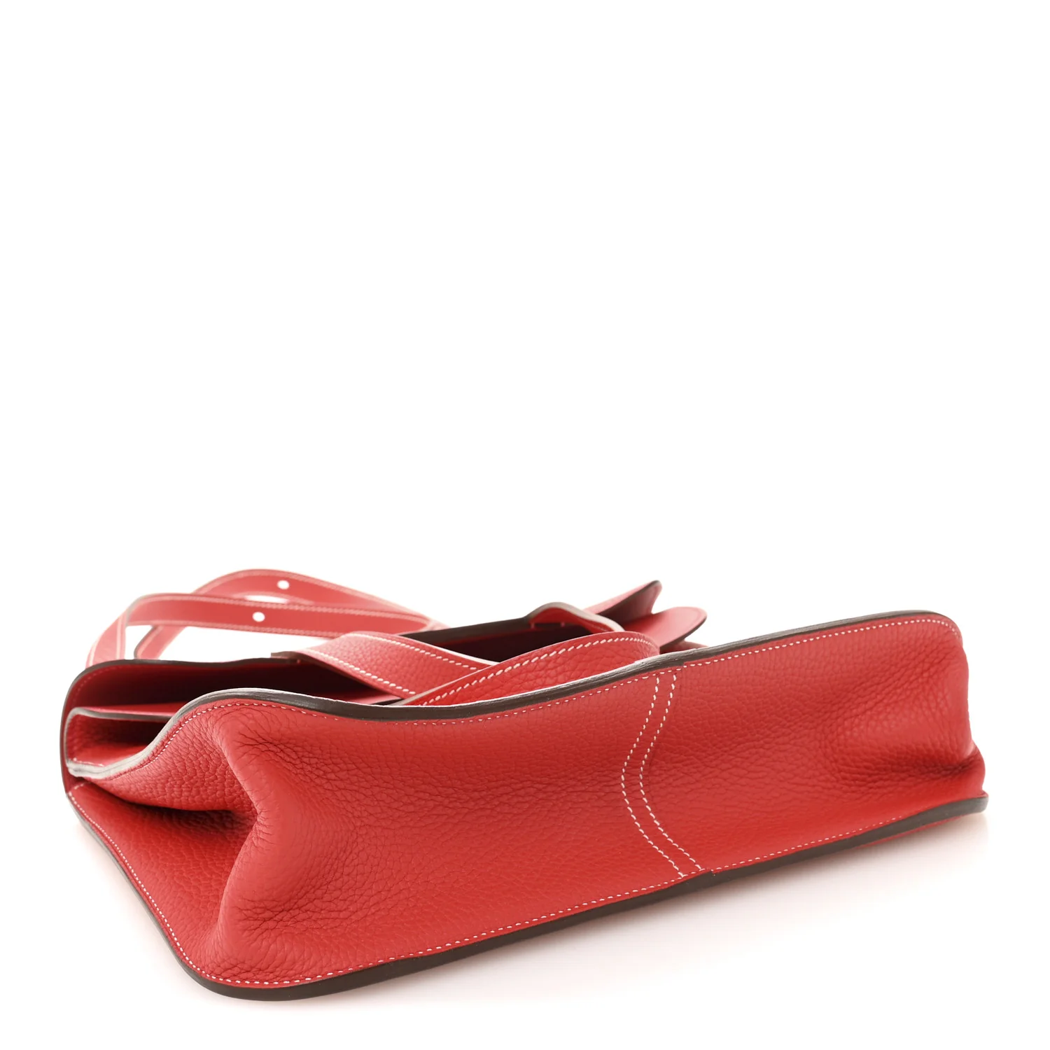 Taurillon Clemence Verso Halzan 31 GM Rouge Casaque Vermillion - Image 4
