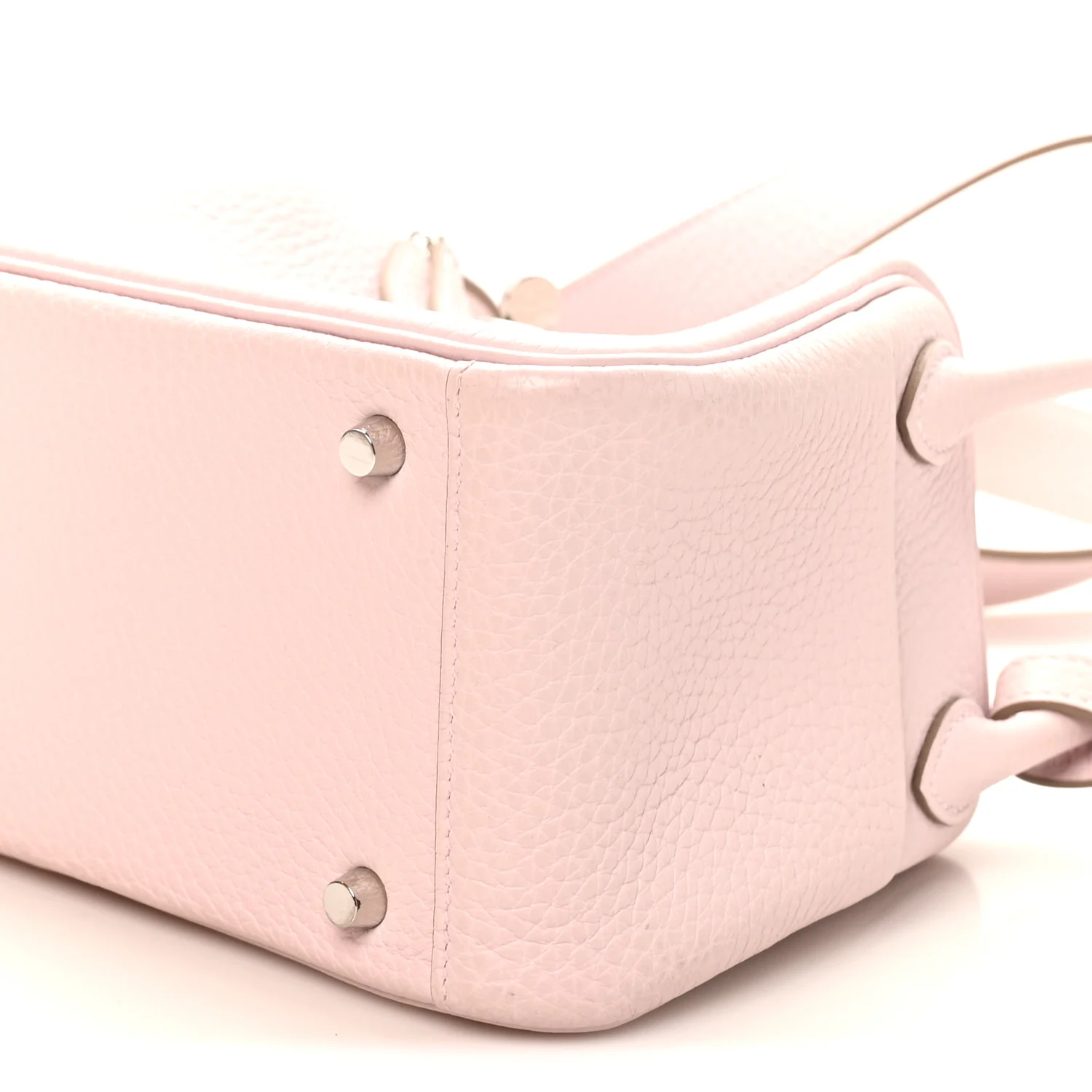 Taurillon Clemence Verso Mini Lindy 20 Mauve Pale Mushroom - Image 10