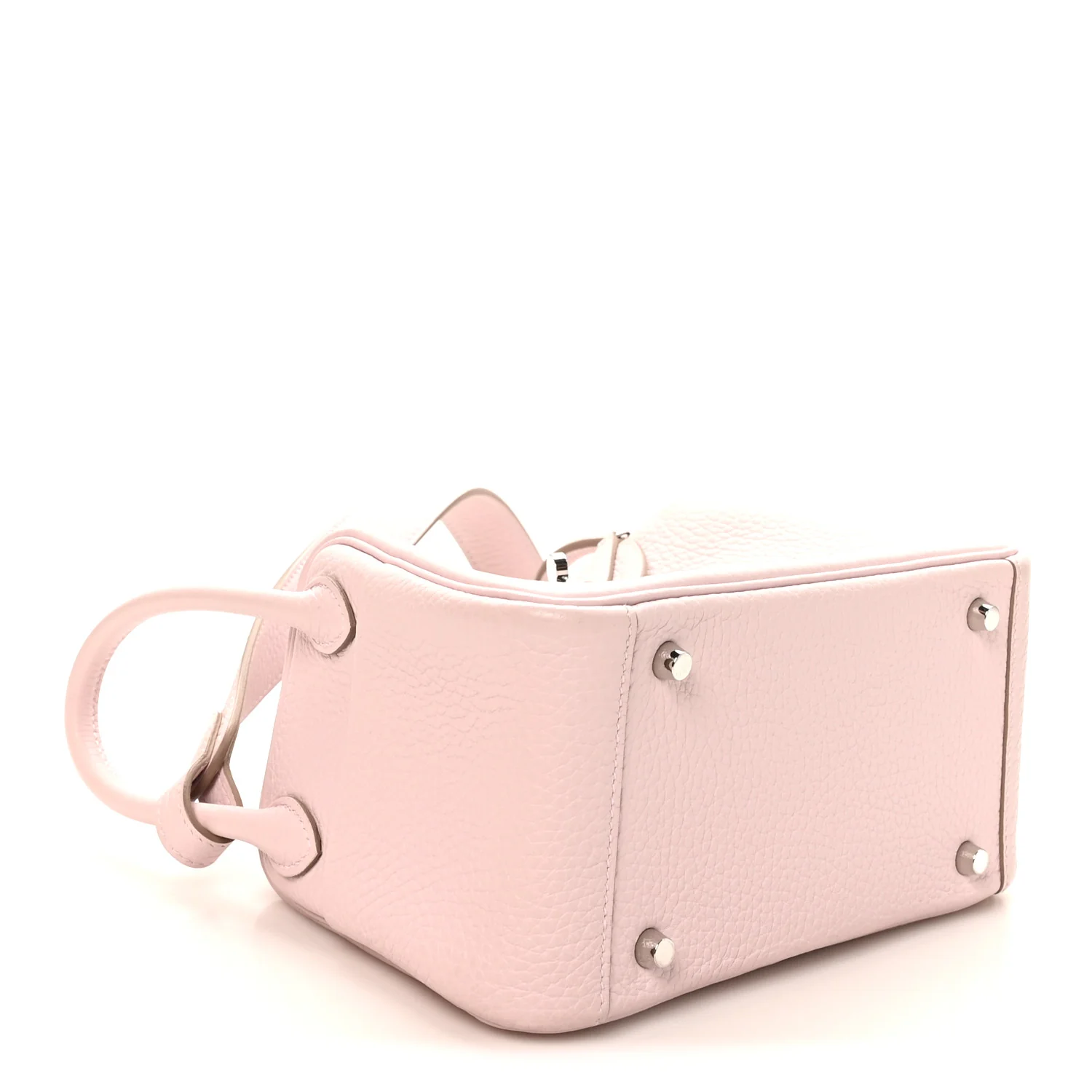 Taurillon Clemence Verso Mini Lindy 20 Mauve Pale Mushroom - Image 4