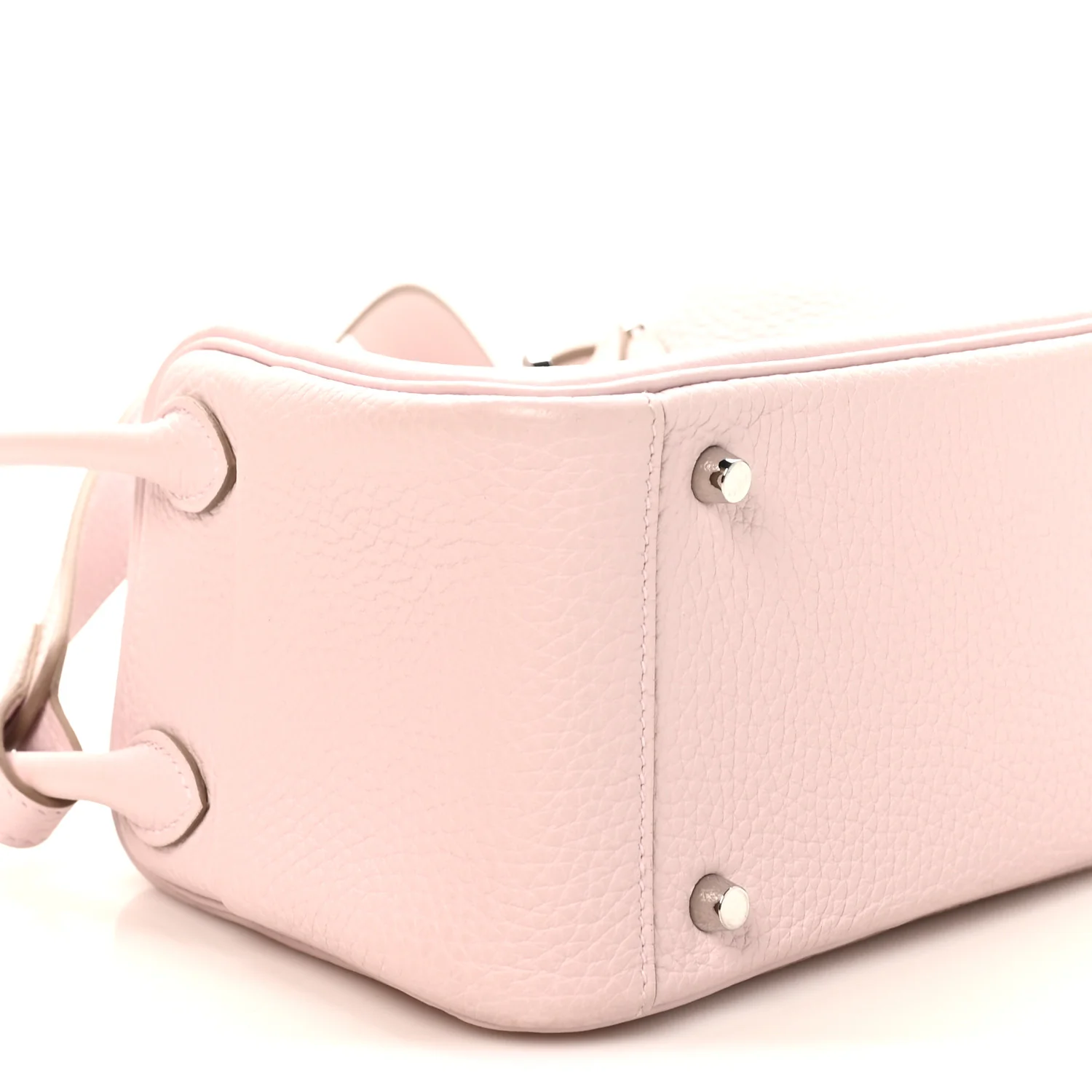 Taurillon Clemence Verso Mini Lindy 20 Mauve Pale Mushroom - Image 9