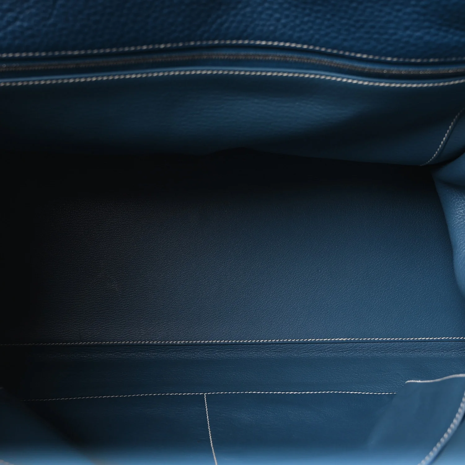 Taurillon Clemence Voyage Kelly 50 Bleu Agate - Image 4