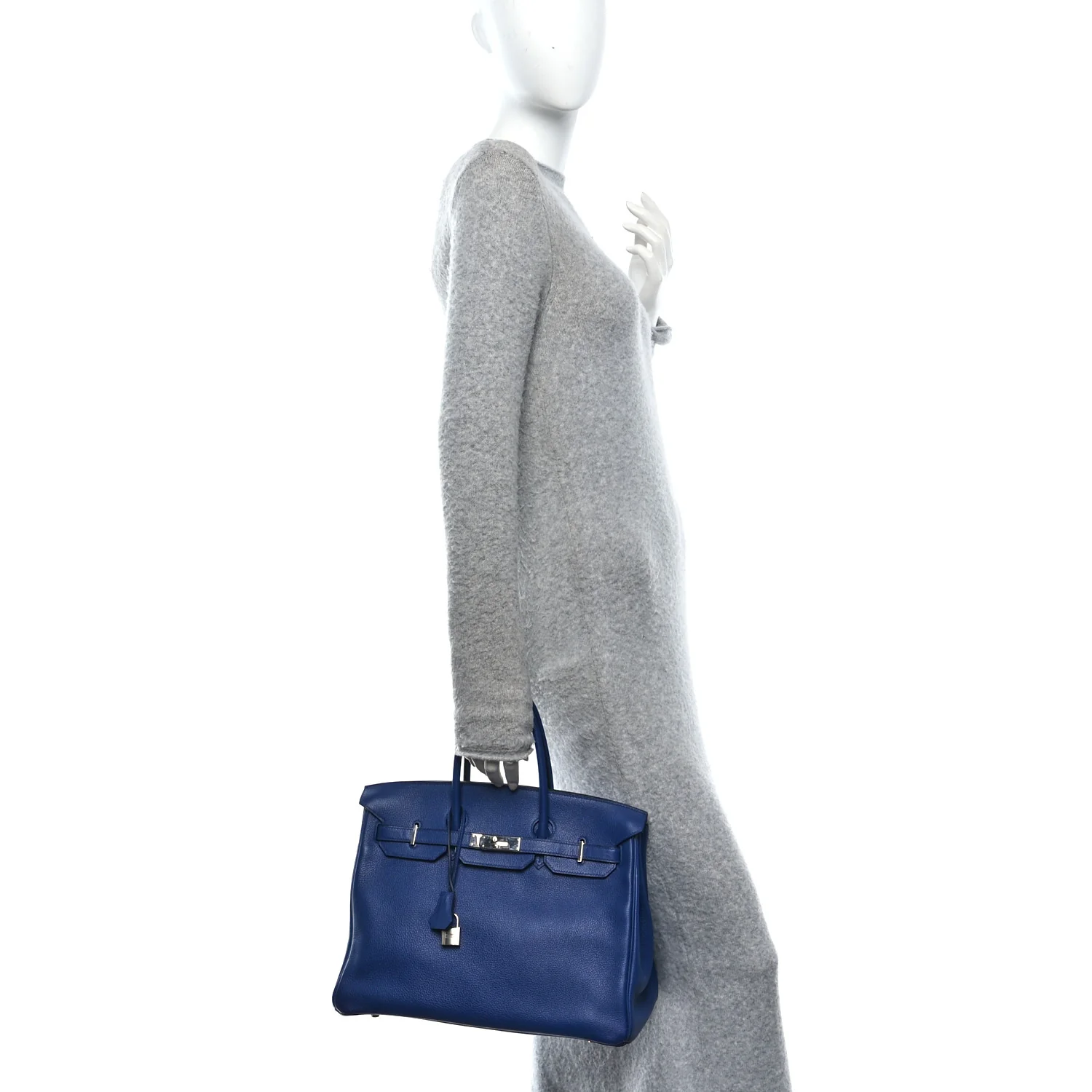 Taurillon Novillo Sea Surf and Fun Birkin 35 Bleu Saphir - Image 2