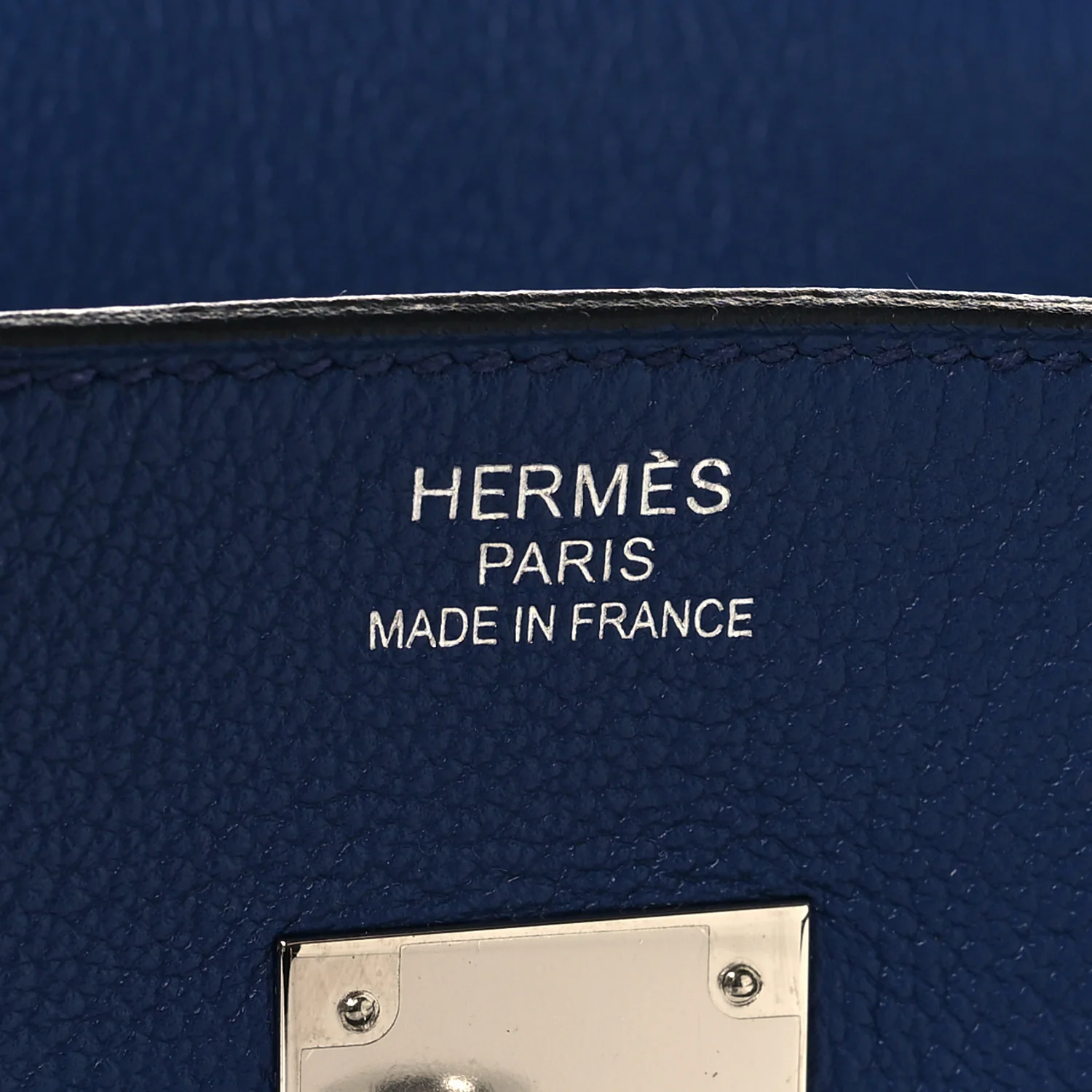 Taurillon Novillo Sea Surf Birkin 35 Bleu Saphir - Image 5